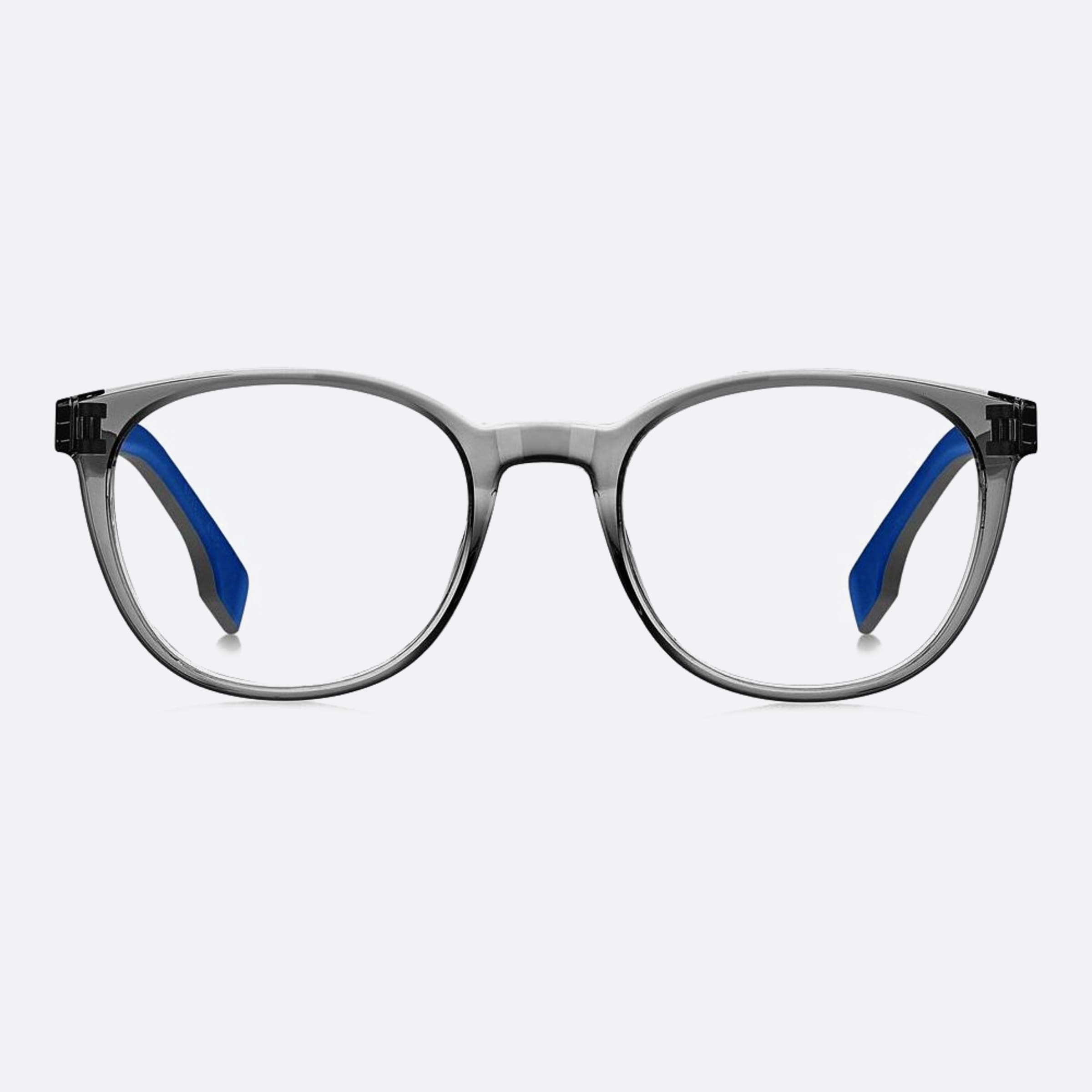 Boss 52mm Boss 09v Grey Squared Men Eyeglasses - Main View