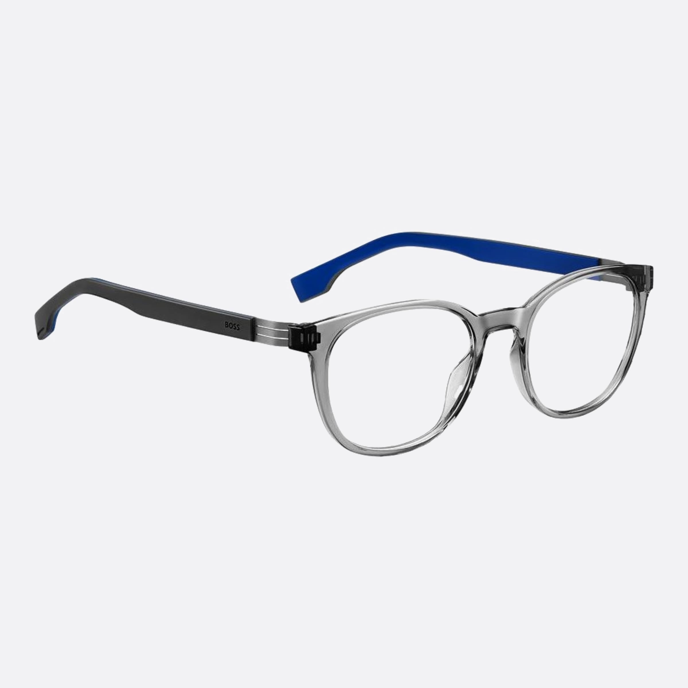 Boss 52mm Boss 09v Grey Squared Men Eyeglasses - Lifestyle Shot