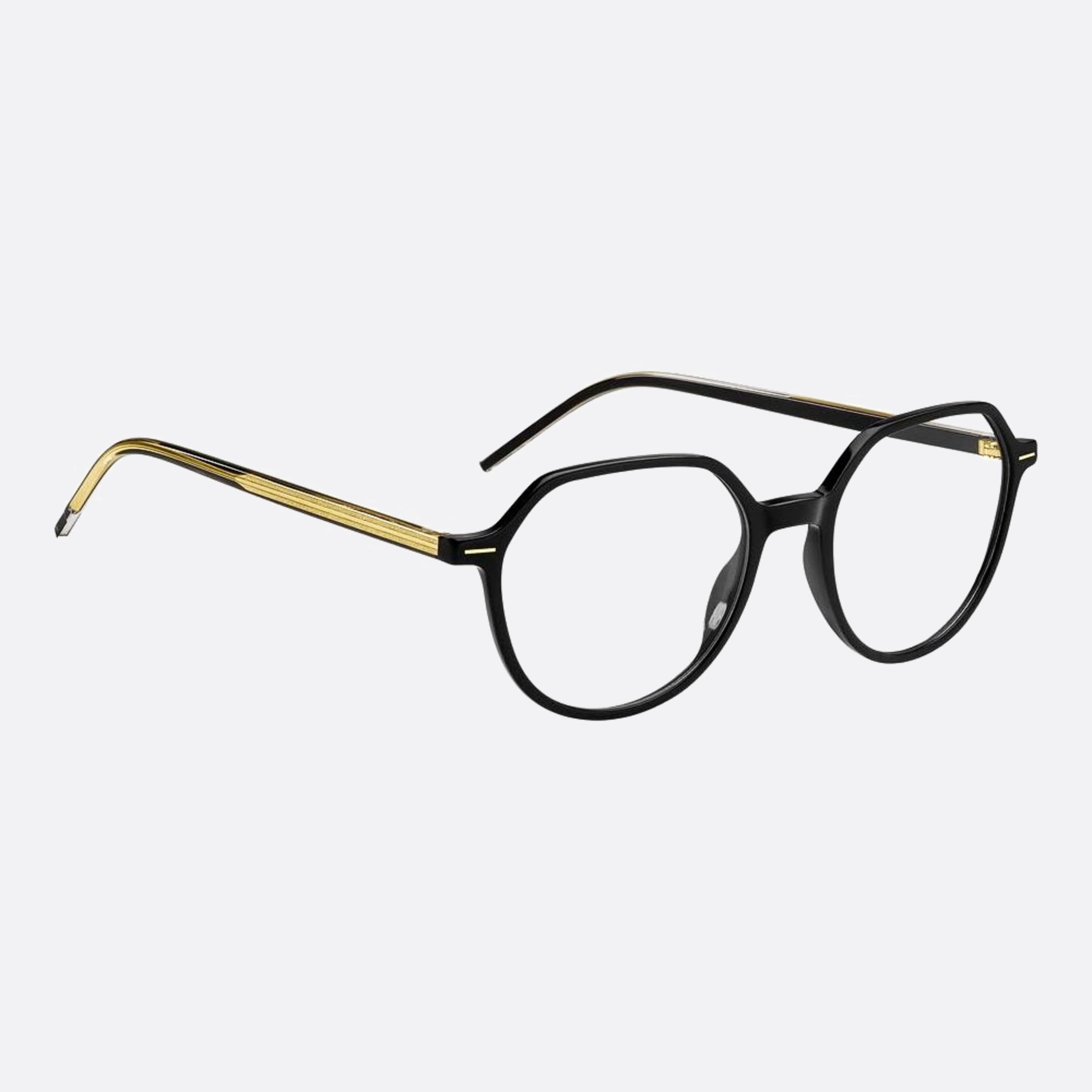 Boss 50mm Boss 7c5 Black Round Women Eyeglasses - Lifestyle Shot