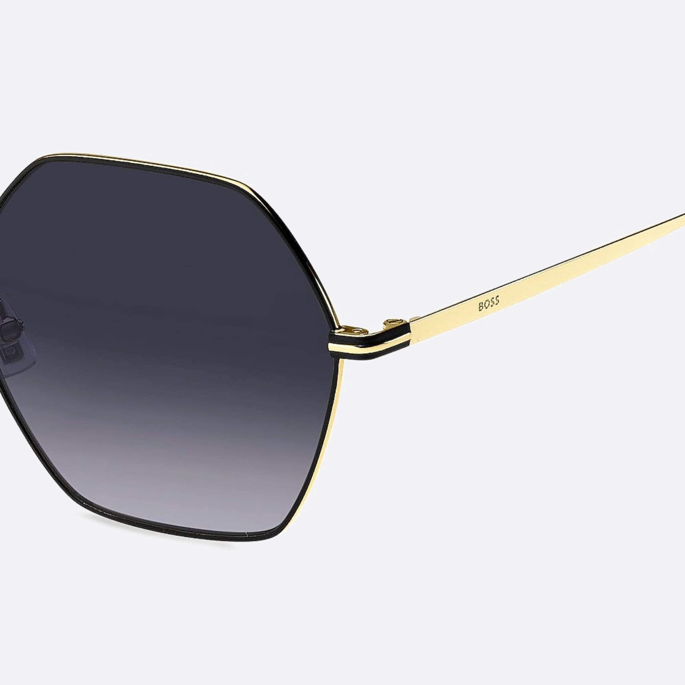 Boss 57mm Boss 2m2 Black Geometric Women Sunglasses - Lifestyle Shot