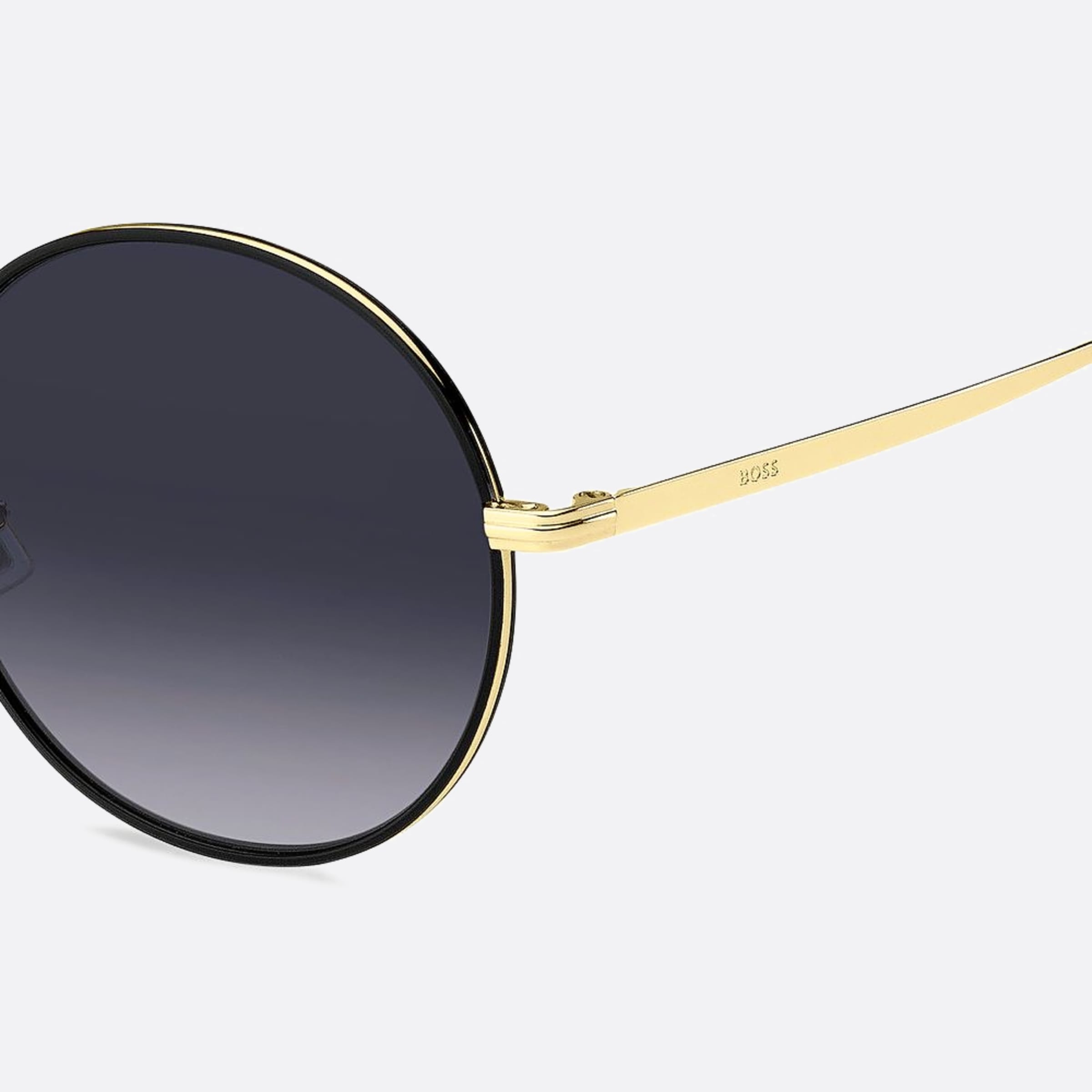 Boss 54mm Boss Rhl Gold Geometric Women Sunglasses - Lifestyle Shot
