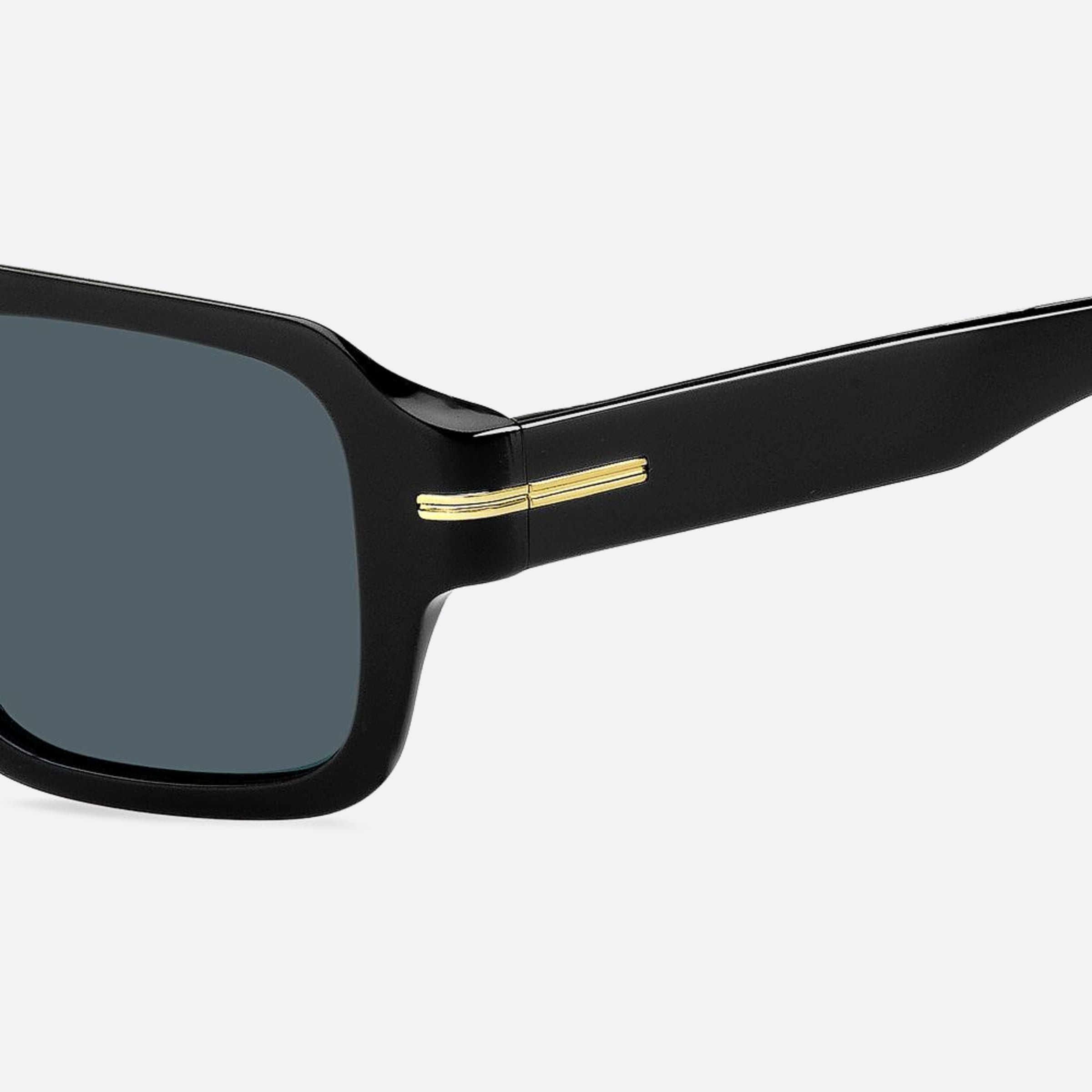 Boss 53mm Boss Black Squared Men Sunglasses - Detail View