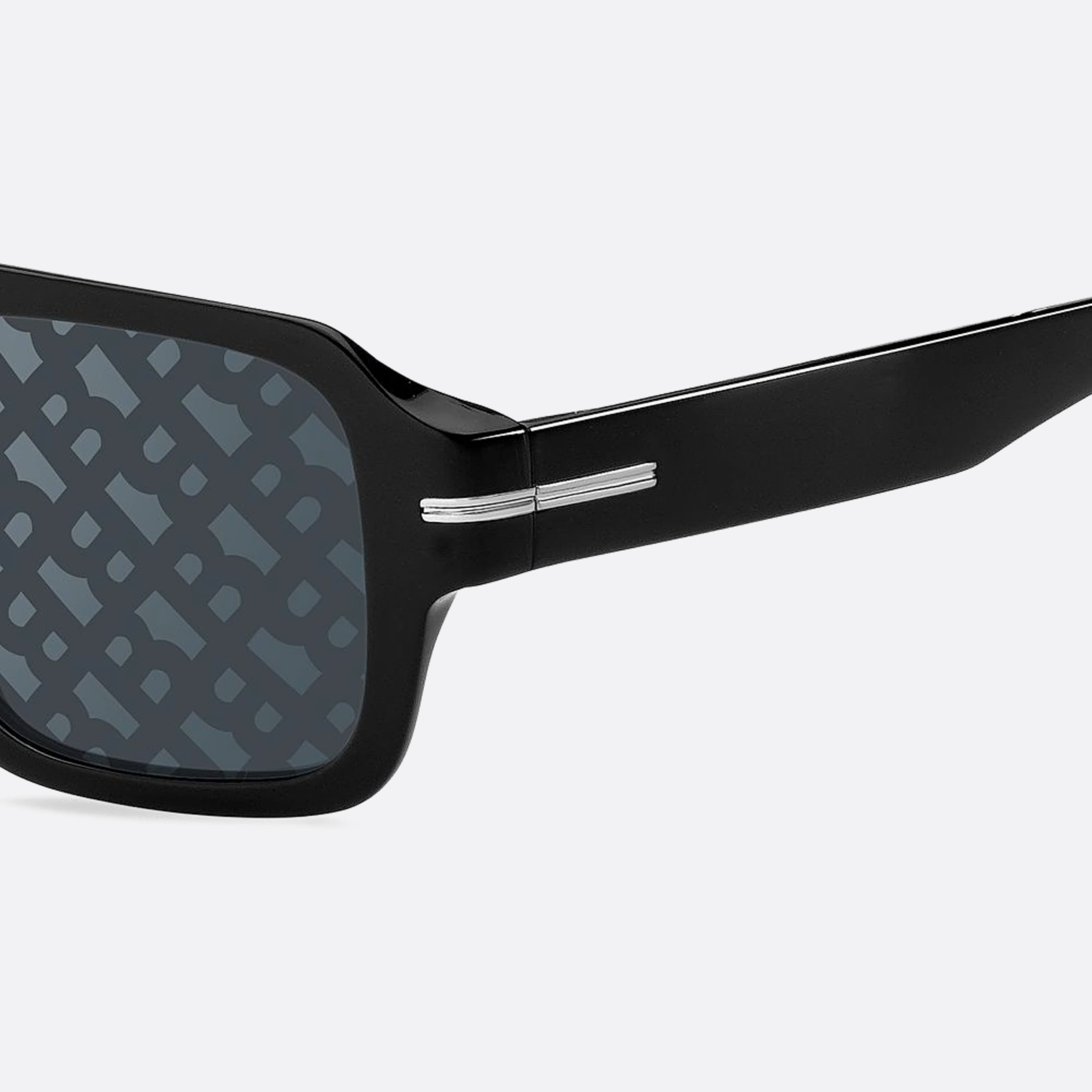 Boss 53mm Boss Black Squared Men Sunglasses - Lifestyle Shot