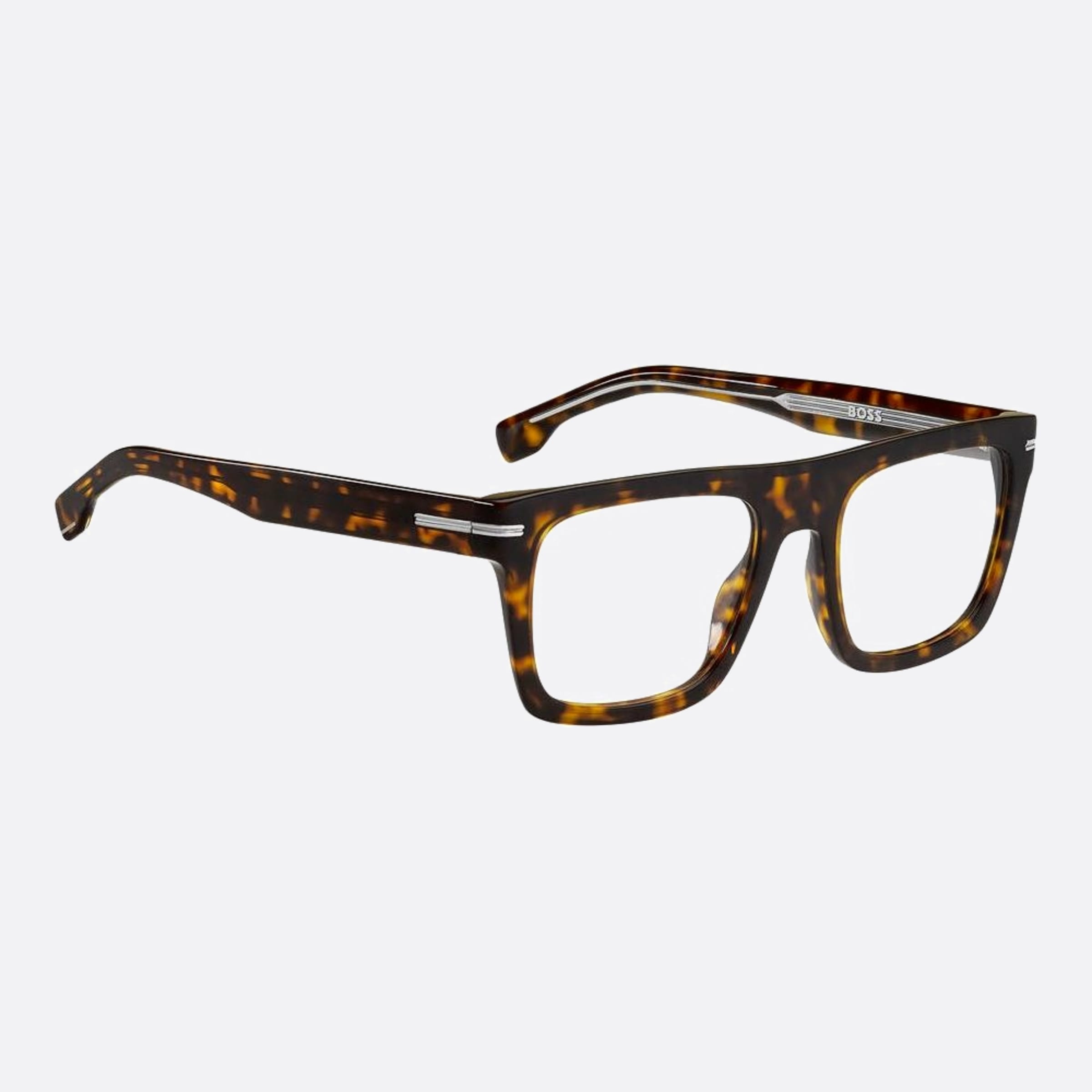 Boss 52mm Boss Havana Squared Men Eyeglasses - Detail View