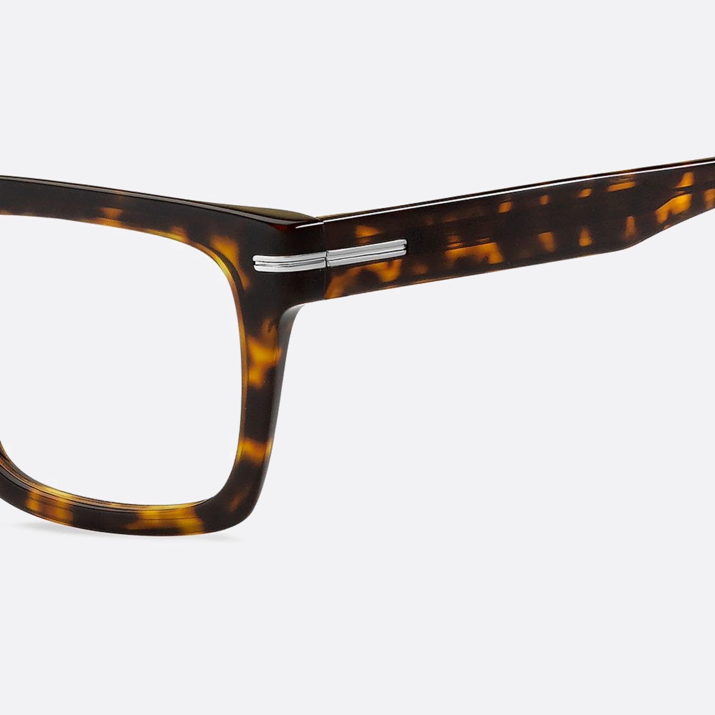 Boss 52mm Boss Havana Squared Men Eyeglasses - Lifestyle Shot