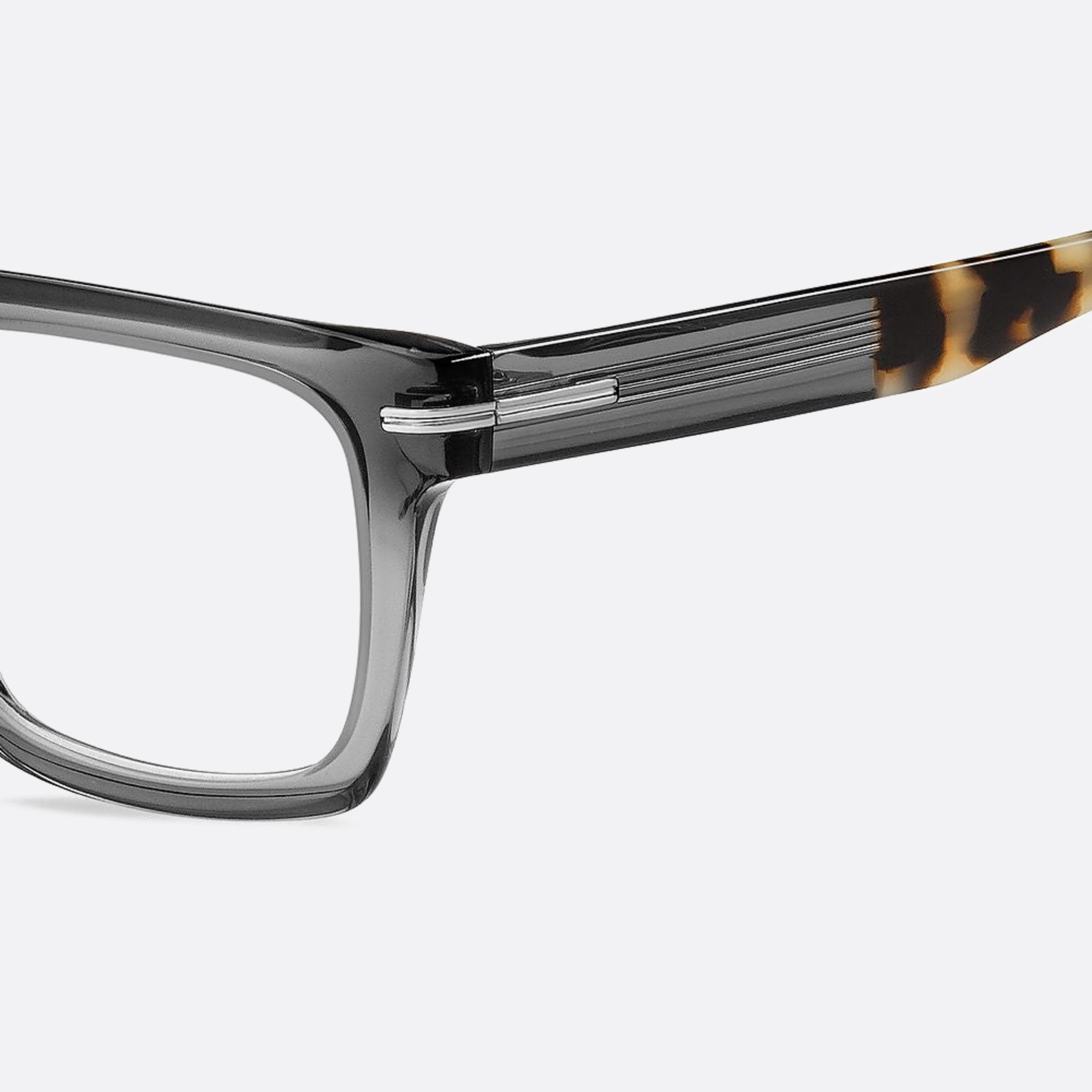 Boss 52mm Boss Aci Grey Squared Men Eyeglasses - Lifestyle Shot