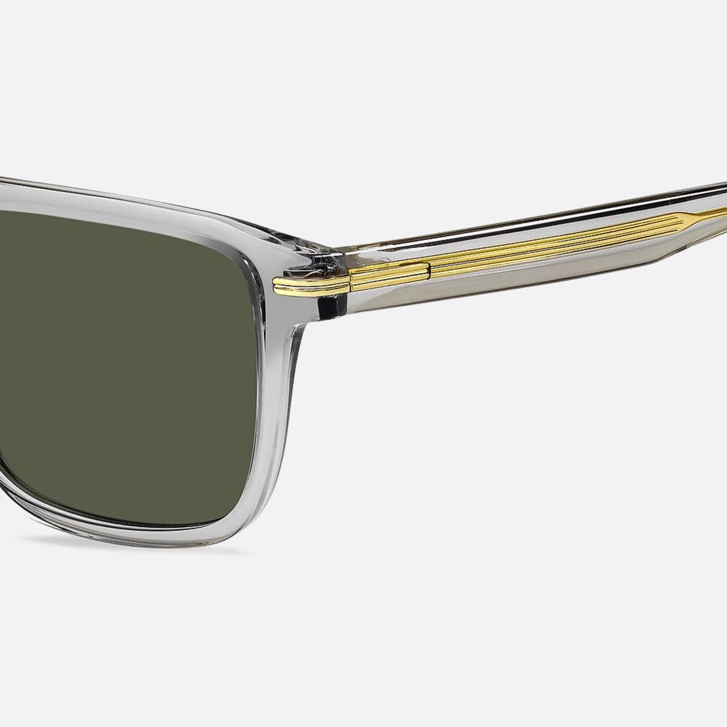 Boss 56mm Boss Kb7 Grey Squared Men Sunglasses - Lifestyle Shot