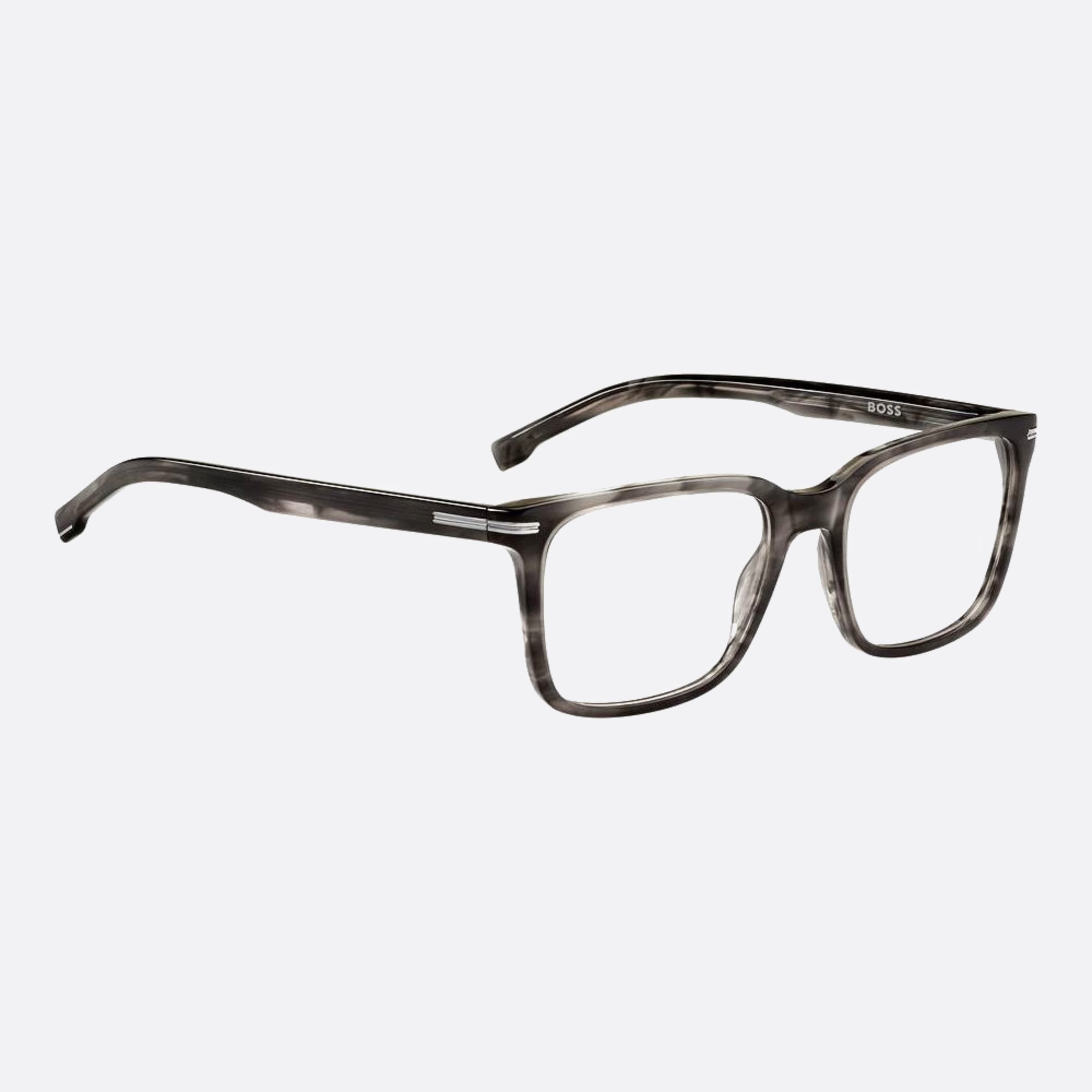 Boss 53mm Boss 2w8 Grey Squared Men Eyeglasses - Detail View