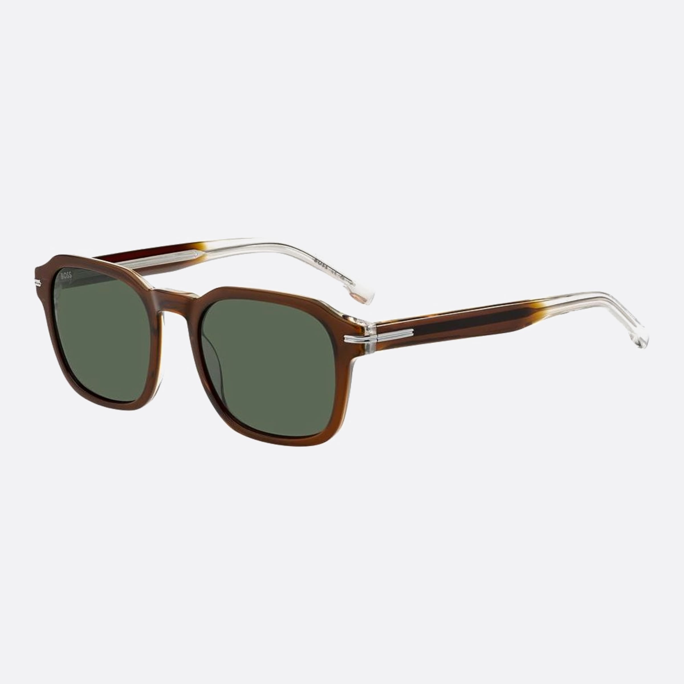 Boss 51mm Boss 09q Brown Squared Men Sunglasses - Main View