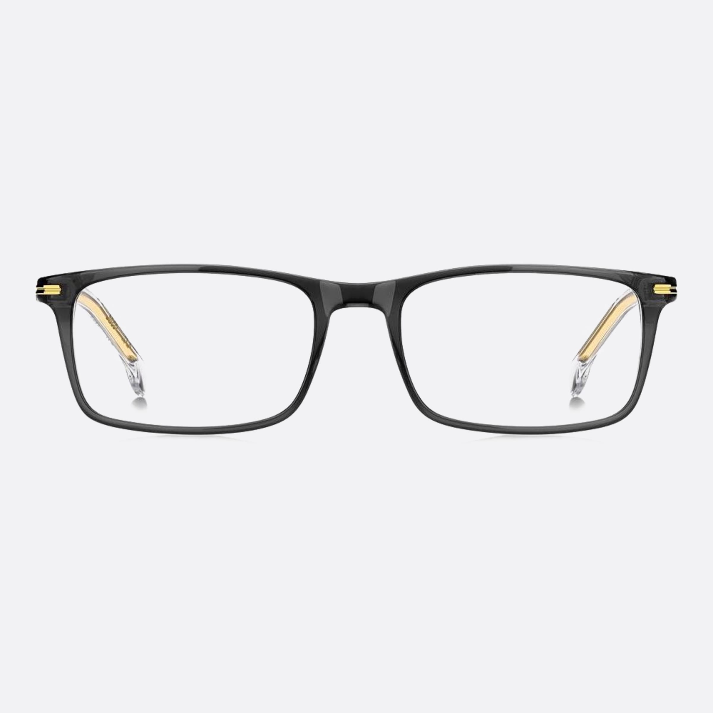 Boss 53mm Boss Kb7 Grey Rectangle Men Eyeglasses - Main View