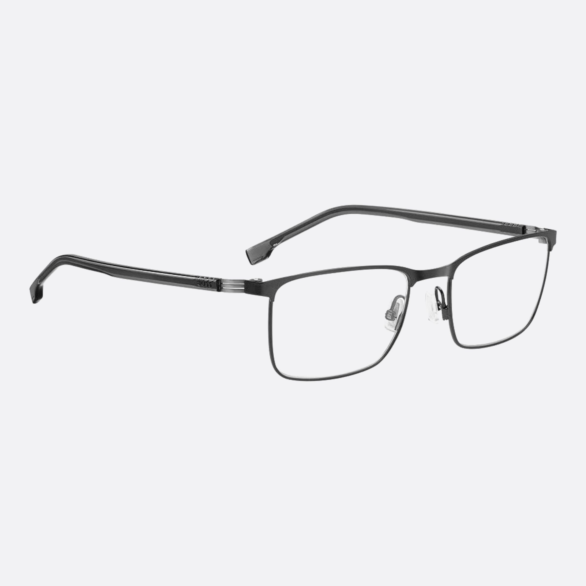 Boss 56mm Boss Svk Ruthenium Rectangle Men Eyeglasses - Additional Angle