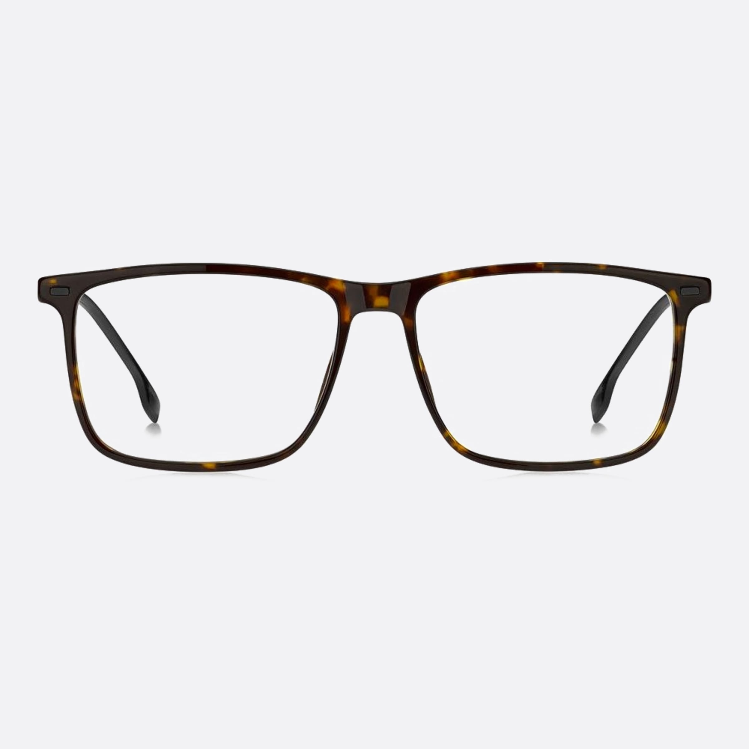 Boss 57mm Boss 2os Havana Squared Men Eyeglasses - Main View