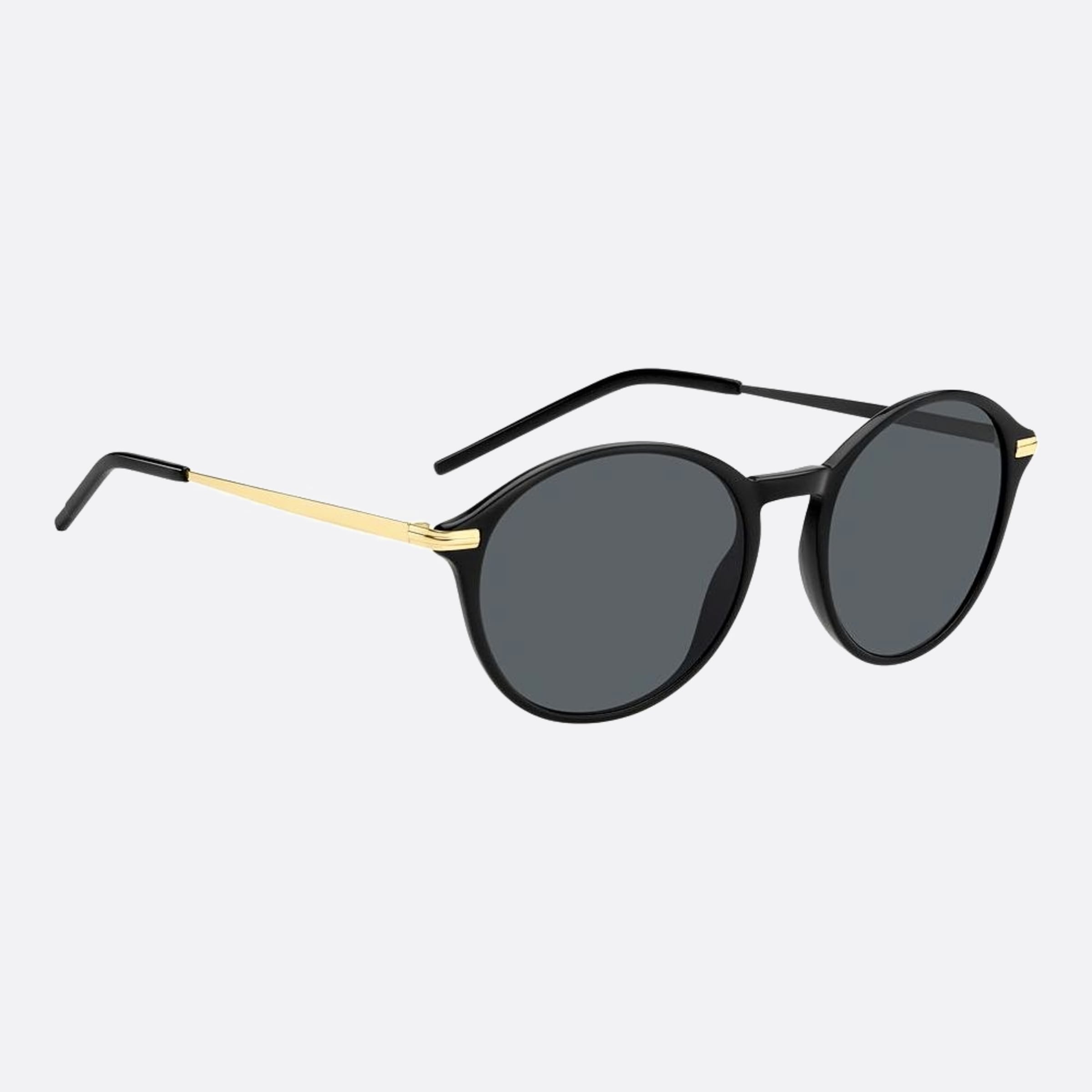 Boss 53mm Boss 2m2 Black Round Women Sunglasses - Detail View