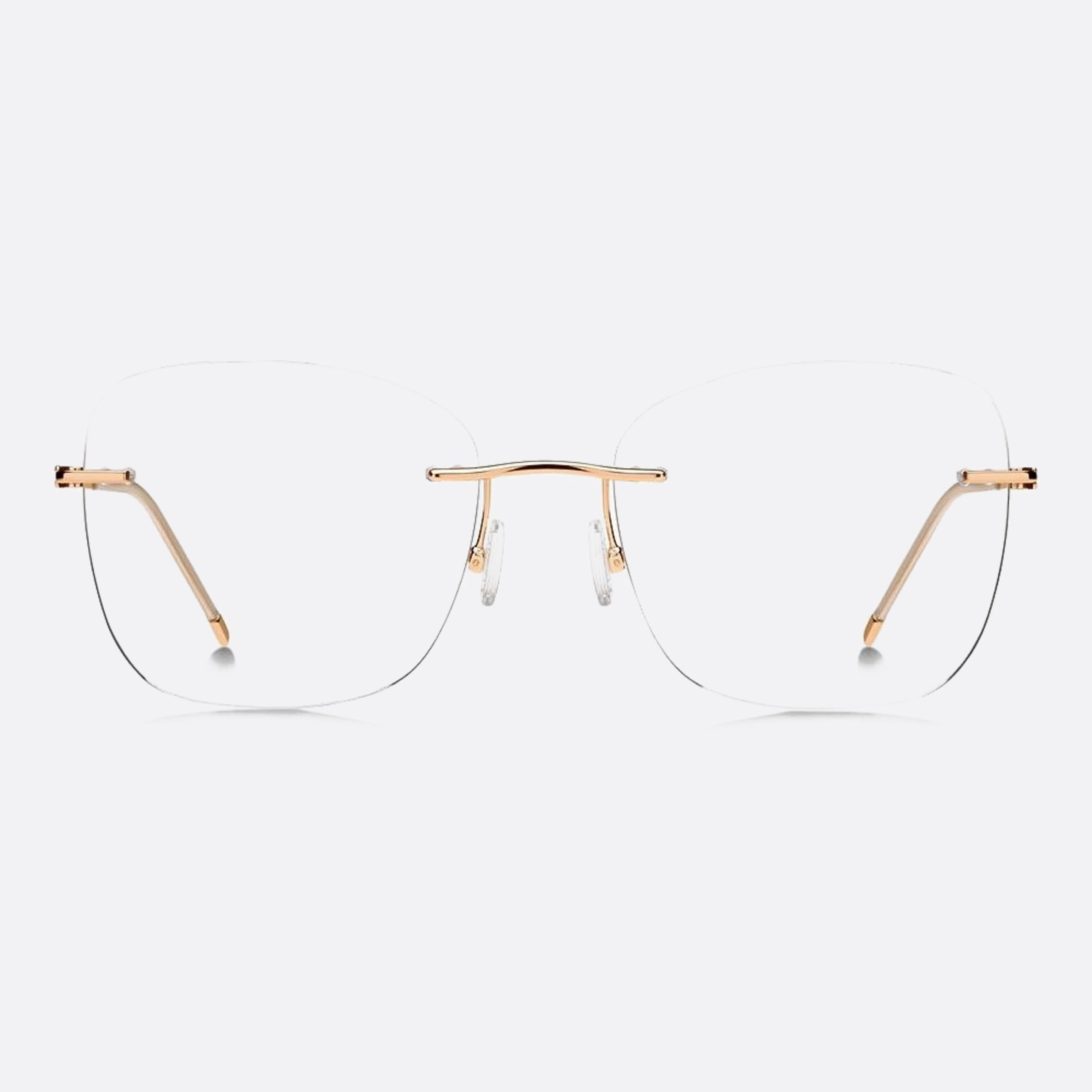 Boss 55mm Boss Rose Gold Butterfly Women Eyeglasses - Main View