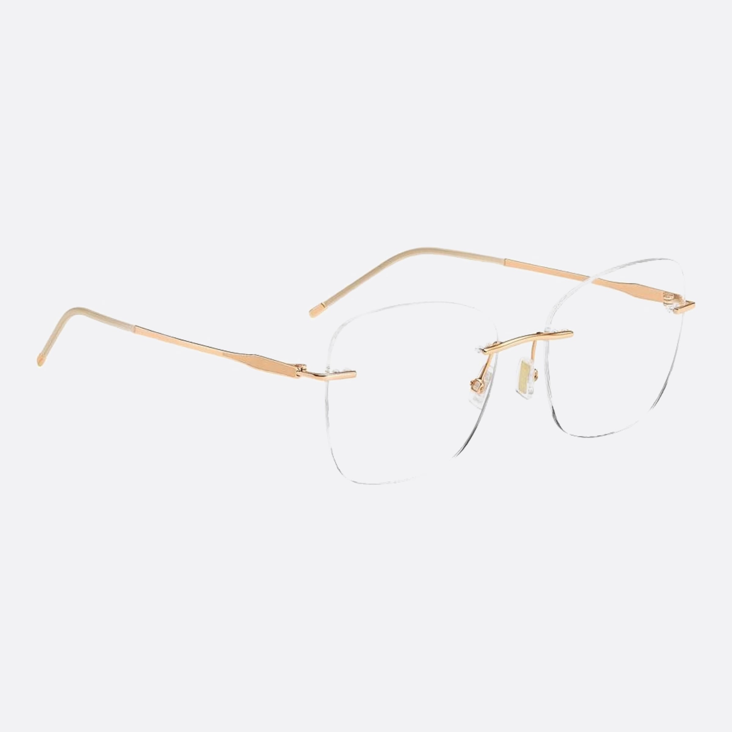 Boss 55mm Boss Rose Gold Butterfly Women Eyeglasses - Detail View
