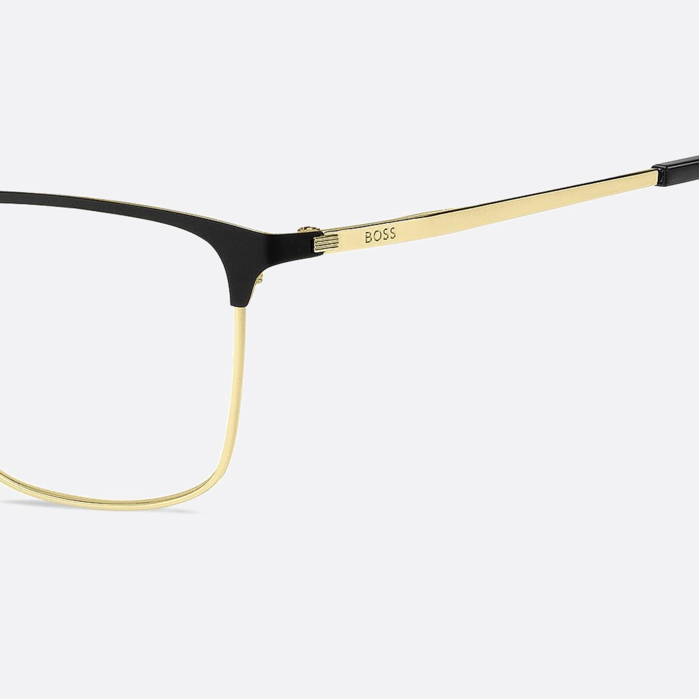 Boss 55mm Boss I46 Gold Squared Men Eyeglasses - Detail View