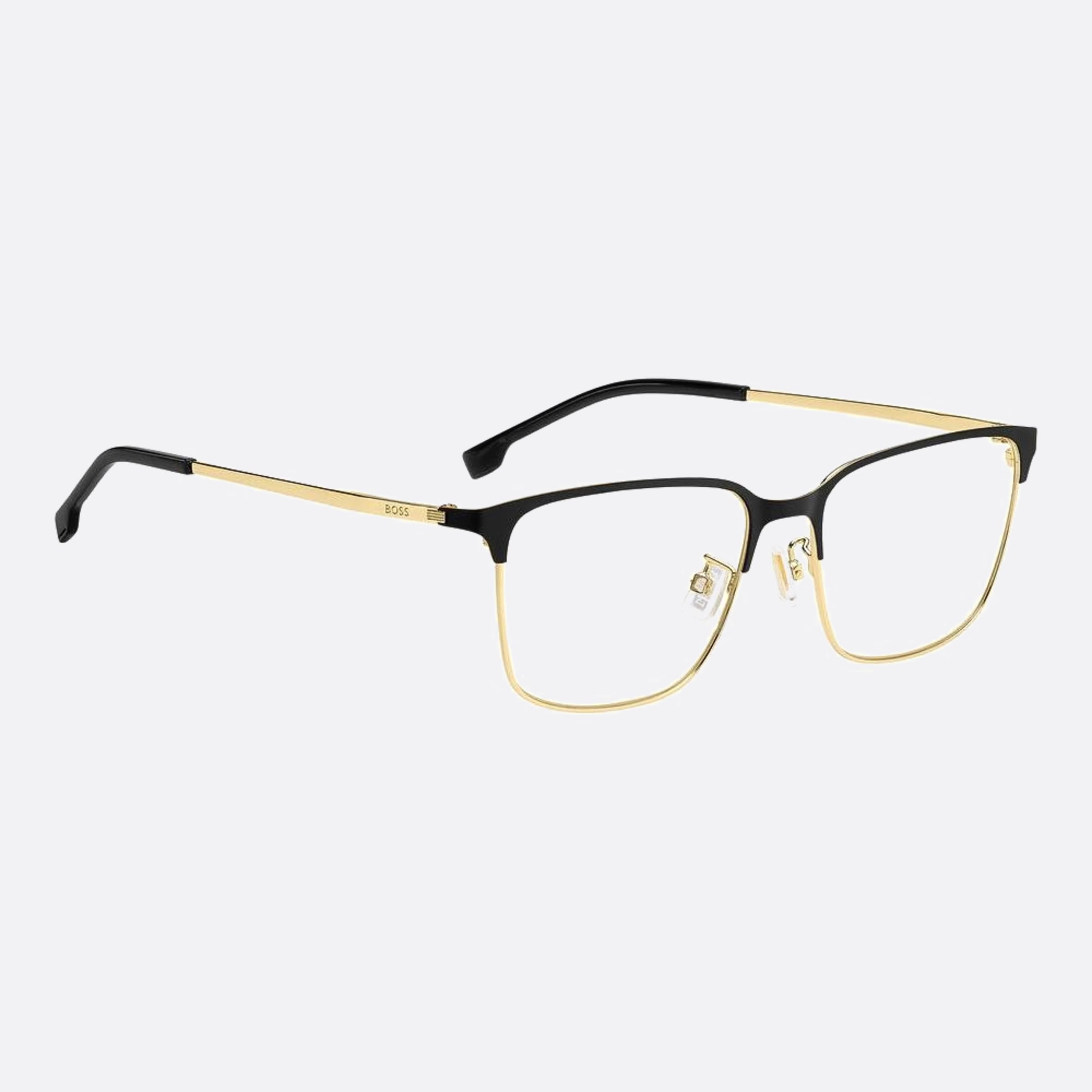 Boss 55mm Boss I46 Gold Squared Men Eyeglasses - Lifestyle Shot