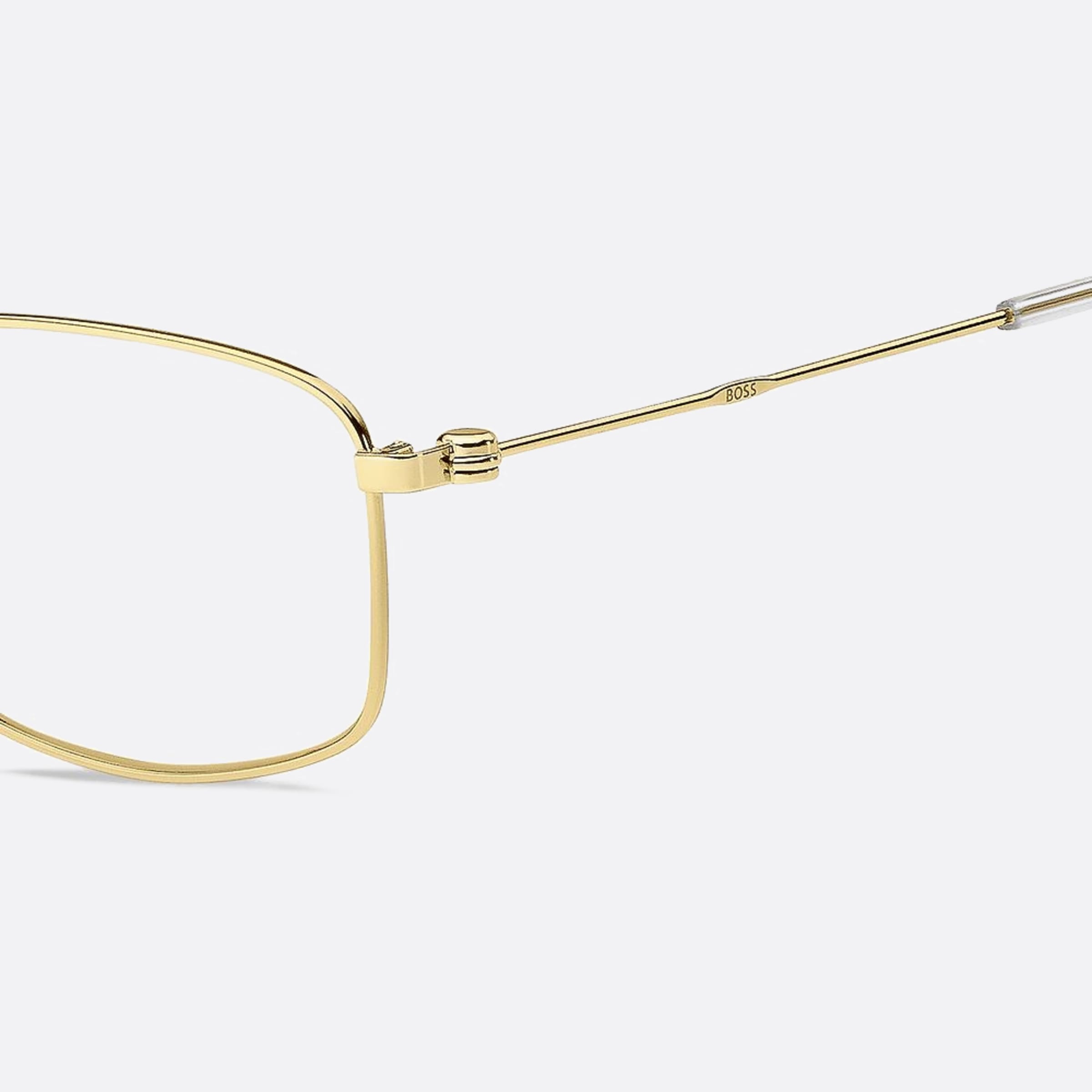 Boss 54mm Boss J5g Gold Rectangle Men Eyeglasses - Detail View