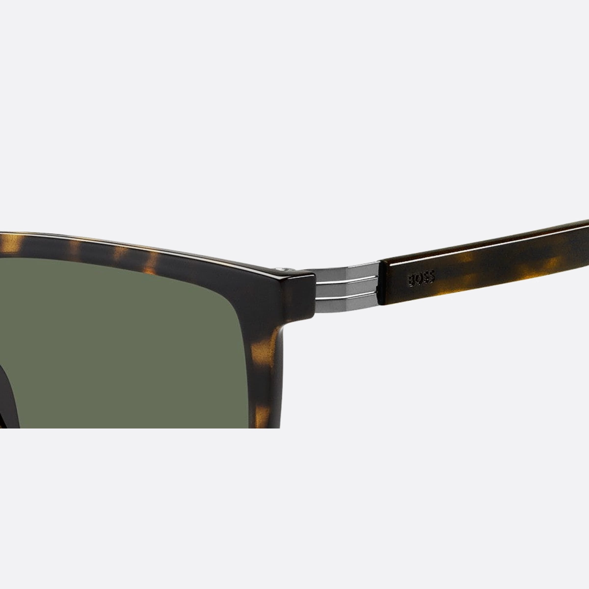 Boss 56mm Boss Havana Squared Men Sunglasses - Detail View