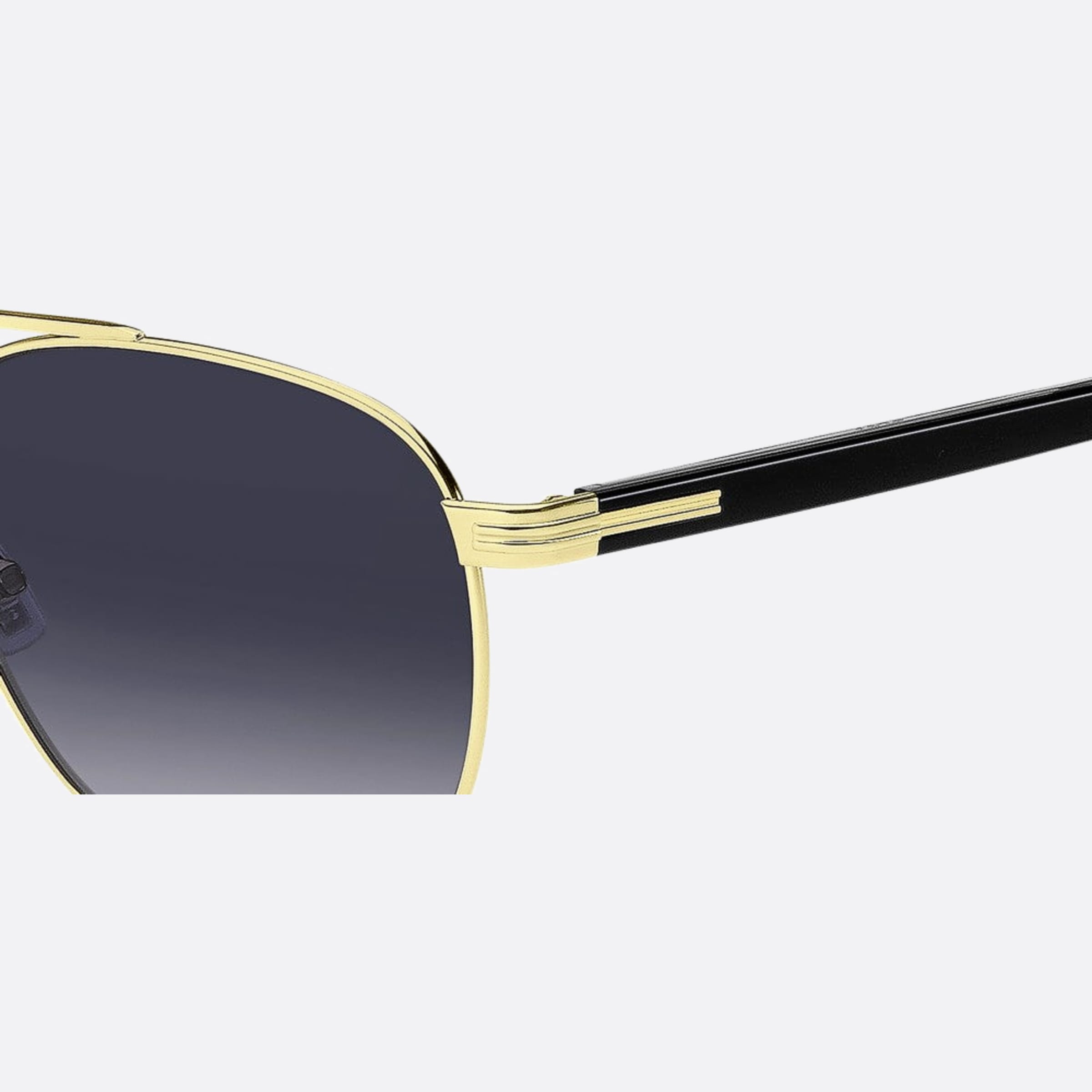 Boss 56mm Boss Rhl Black Pilot Men Sunglasses - Detail View