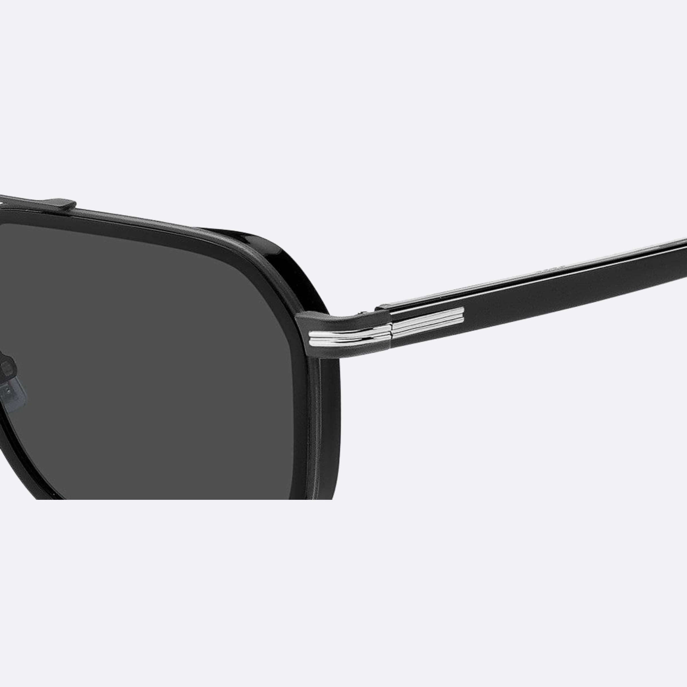 Boss 55mm Boss Black Geometric Men Sunglasses - Lifestyle Shot