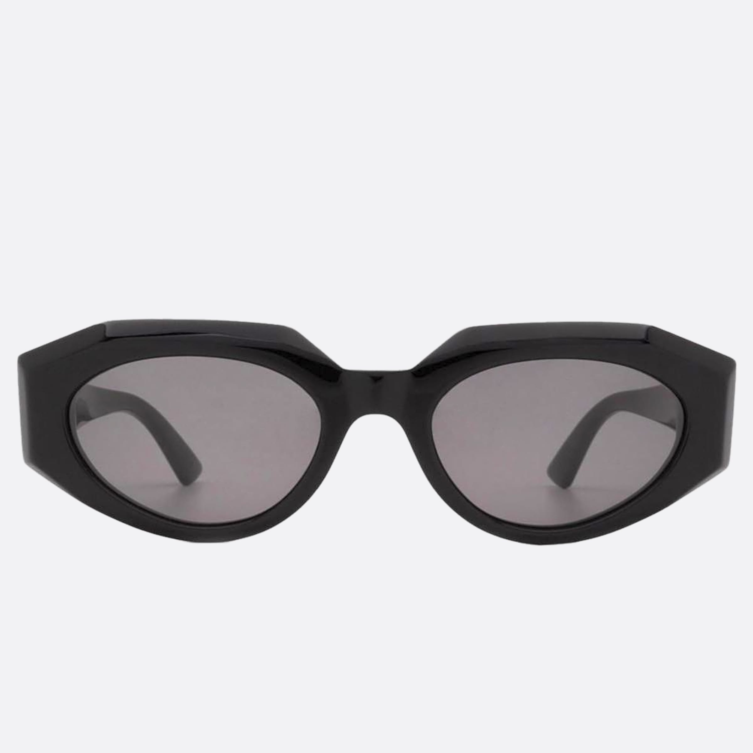 Bottega 52mm Veneta Black Geometric Woman Sunglasses - Main View