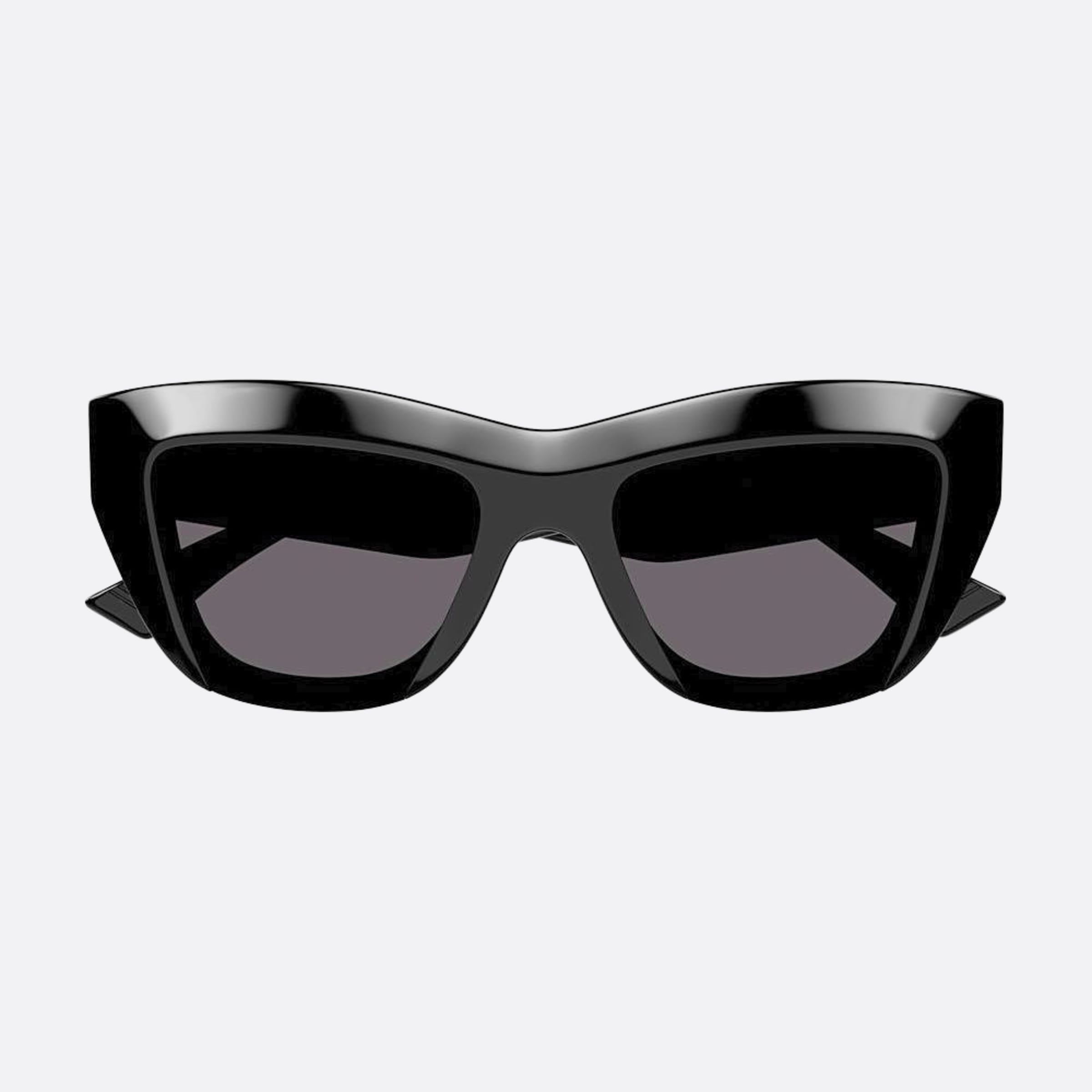 Bottega 52mm Veneta Black Squared Woman Sunglasses - Detail View