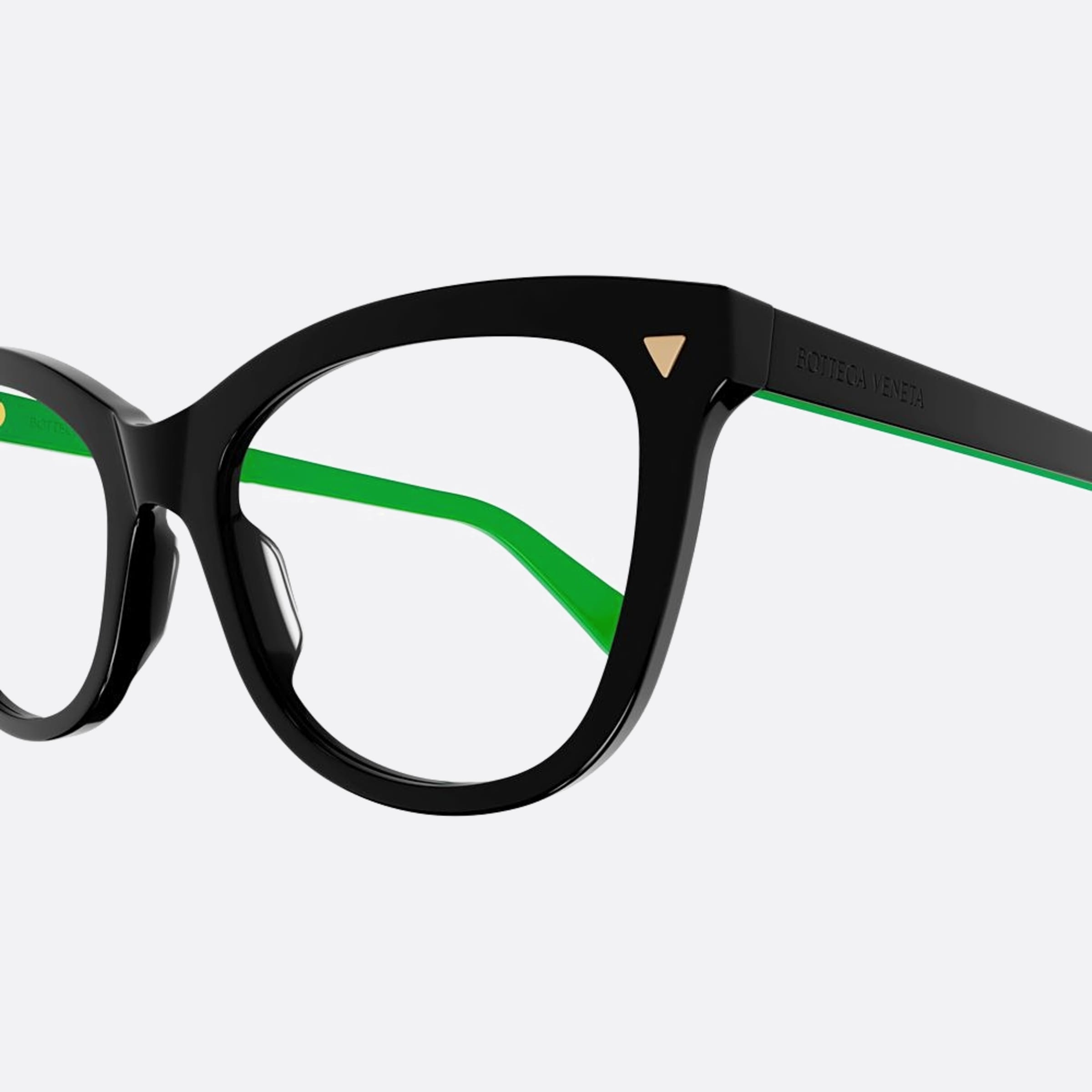 Bottega 52mm Veneta Black Cat Eye Women Eyeglasses - Detail View