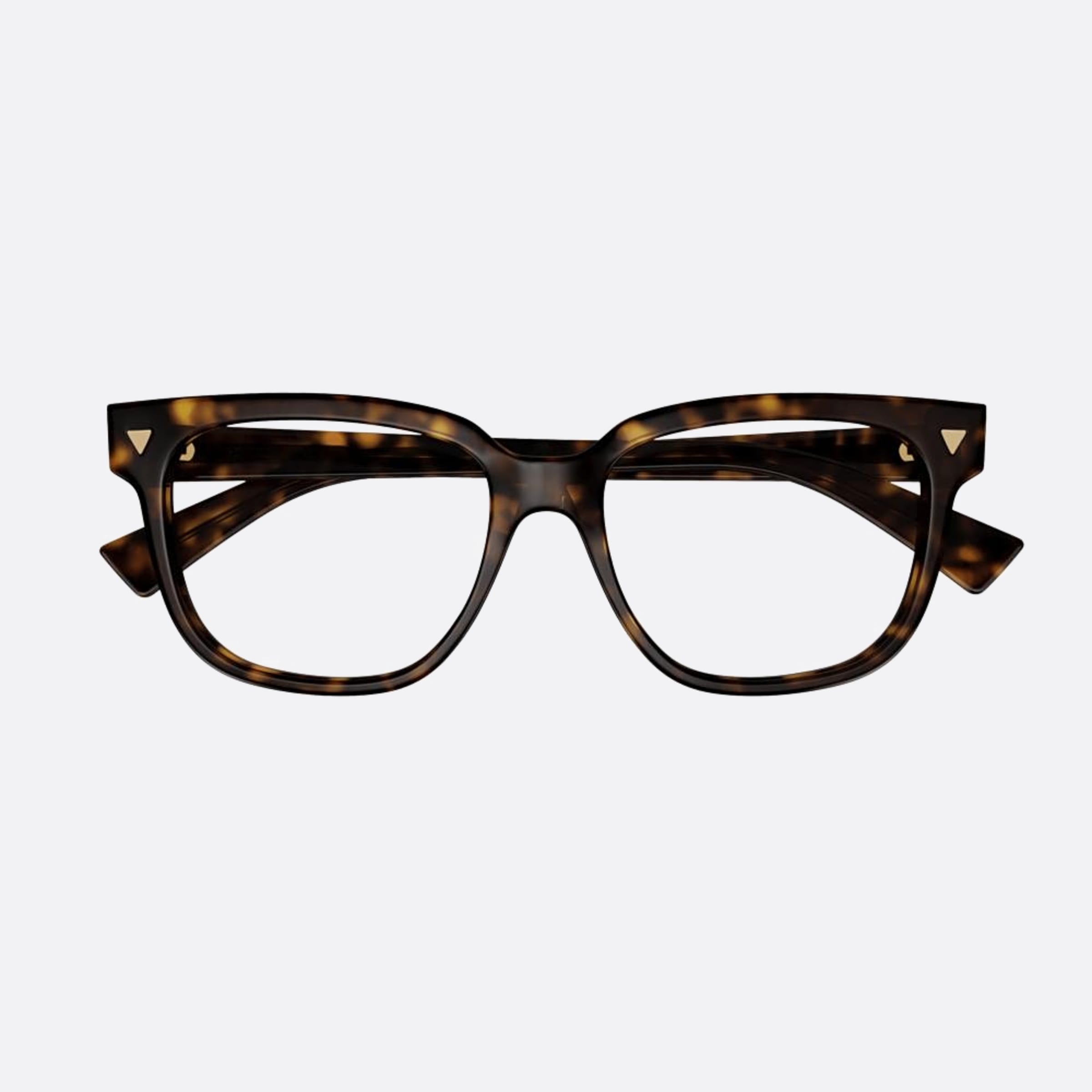 Bottega 53mm Veneta Havana Squared Woman Eyeglasses - Main View