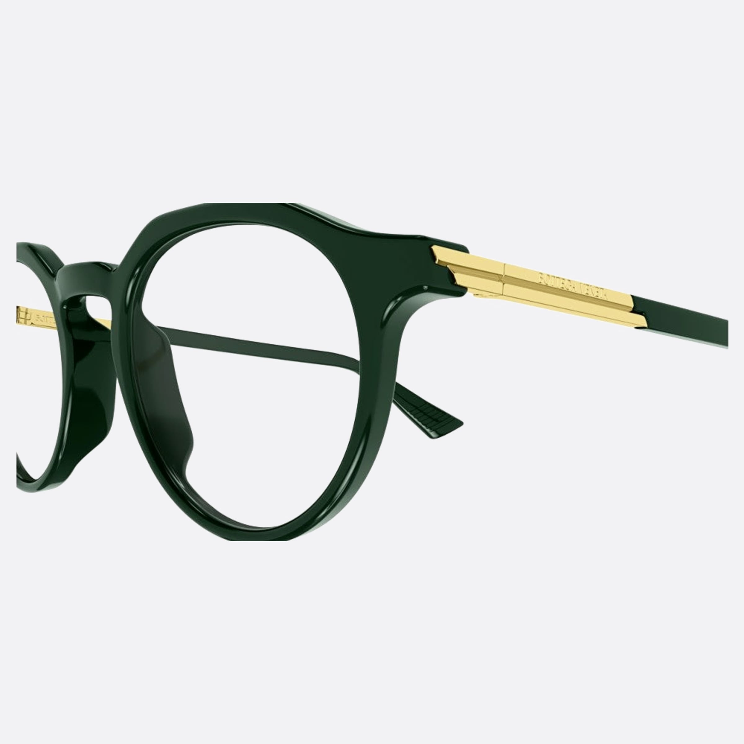 Bottega 48mm Veneta Green Pantos Man Eyeglasses - Detail View