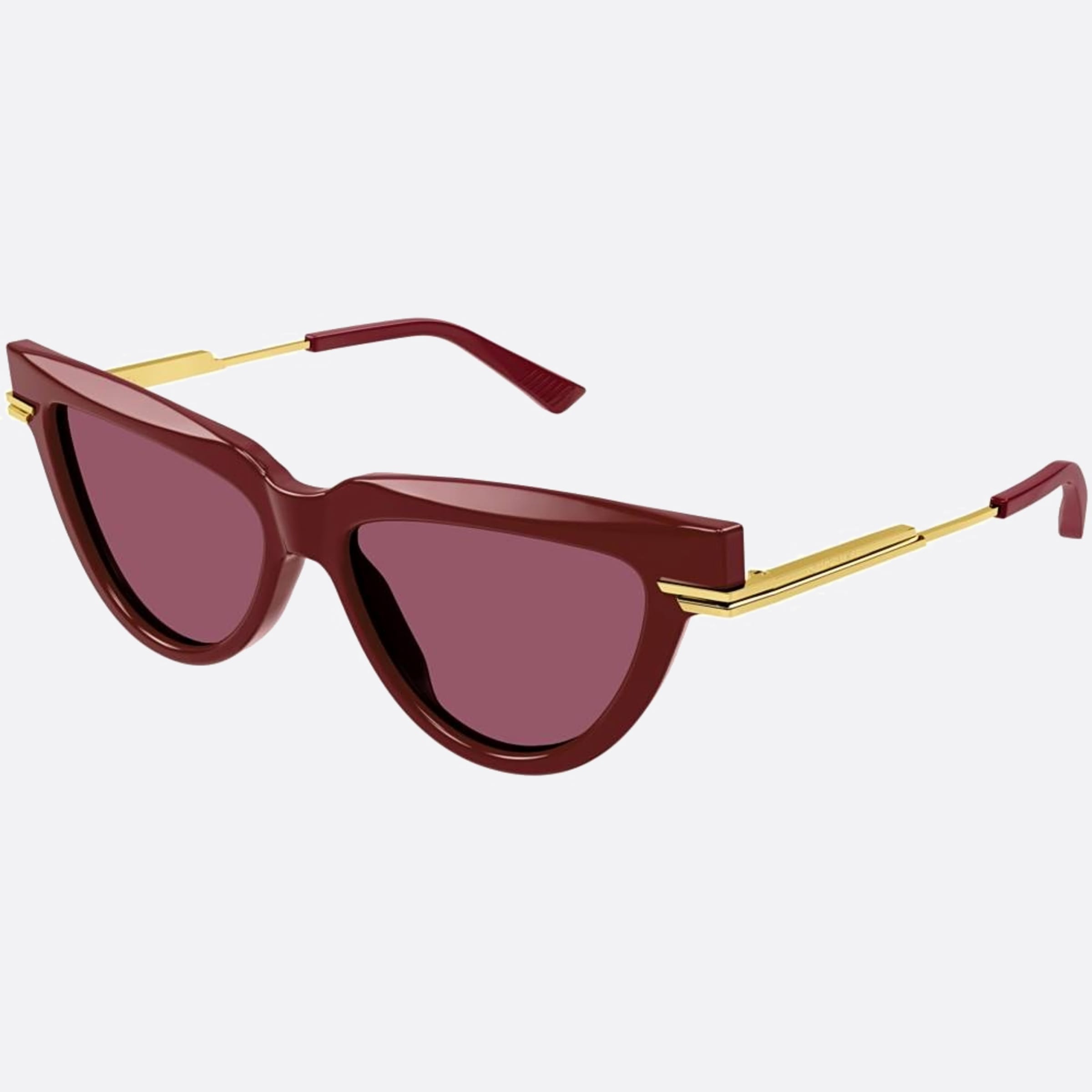 Bottega 54mm Veneta Red Cat Eye Woman Sunglasses - Side View