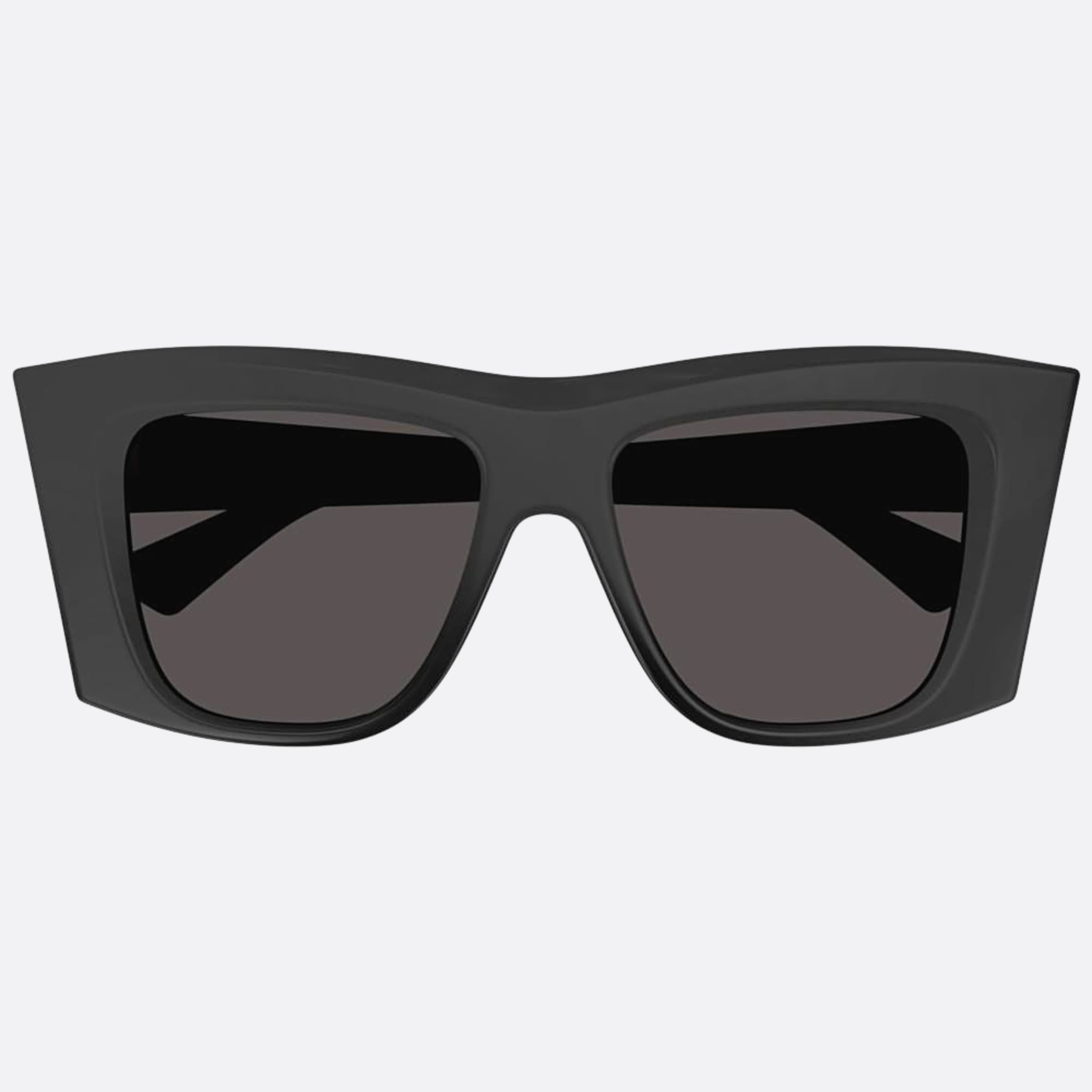 Bottega 54mm Veneta Black Squared Woman Sunglasses - Main View