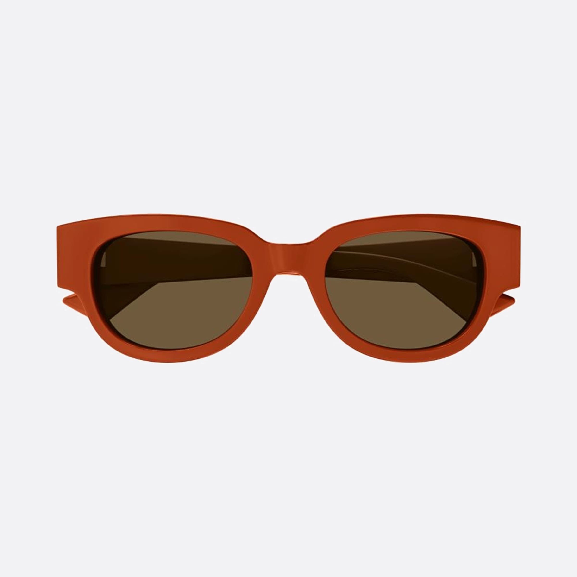 Bottega 52mm Veneta Bv1278sa Orange Squared Woman Sunglasses - Main View