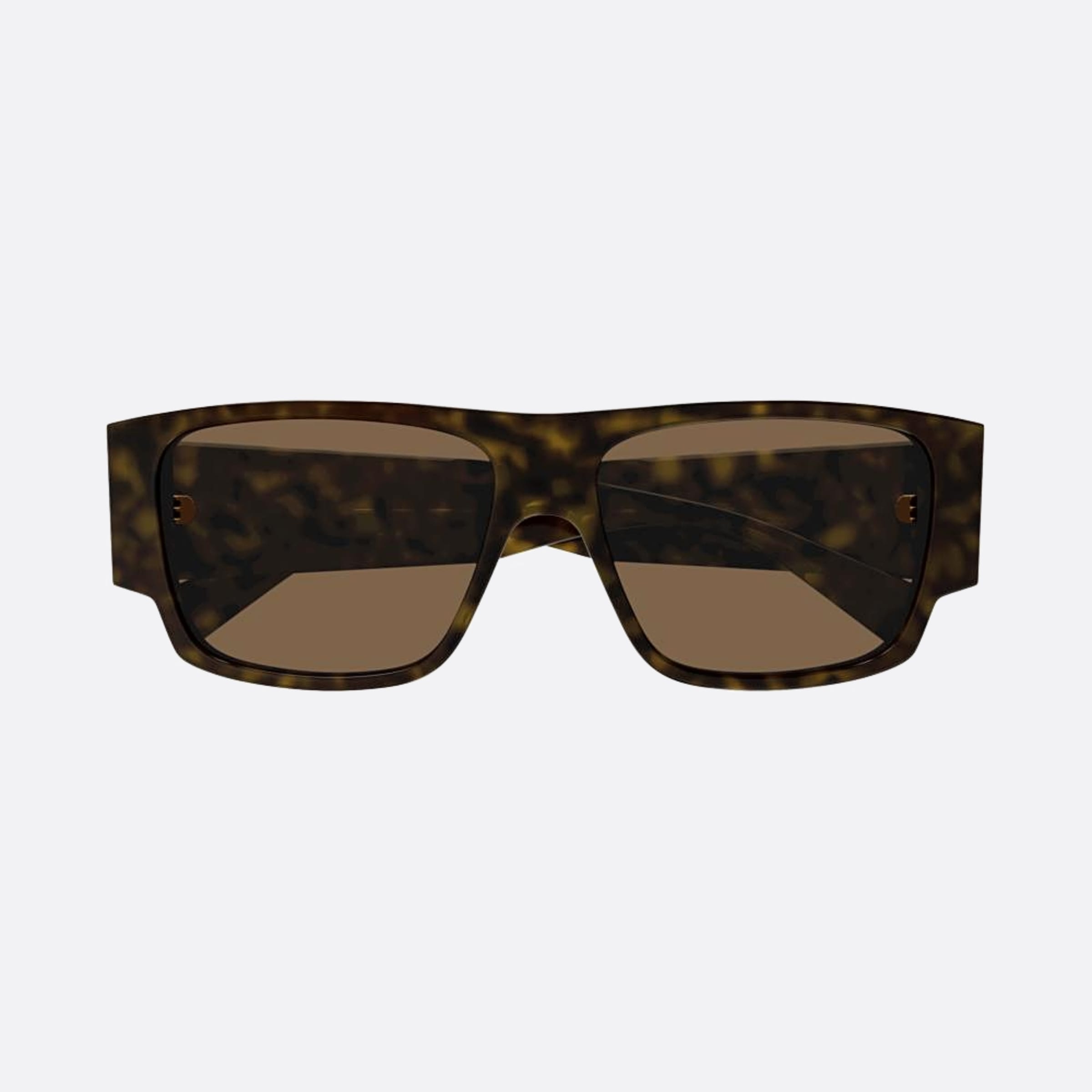 Bottega 57mm Veneta Havana Squared Man Sunglasses - Main View