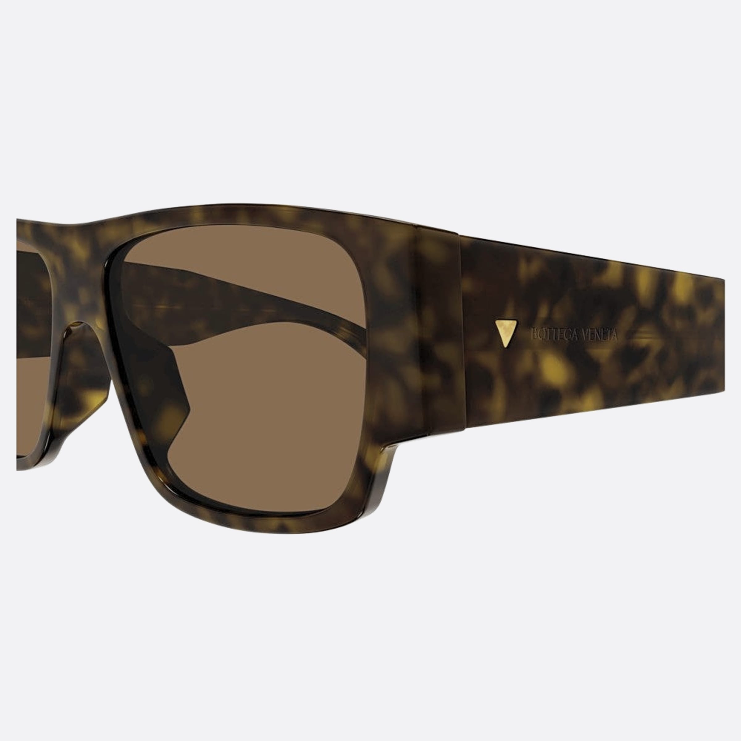 Bottega 57mm Veneta Havana Squared Man Sunglasses - Detail View