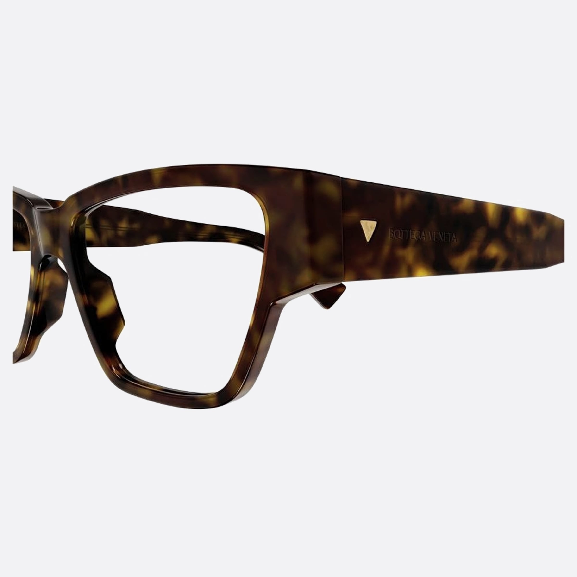 Bottega 55mm Veneta Havana Butterfly Woman Eyeglasses - Detail View