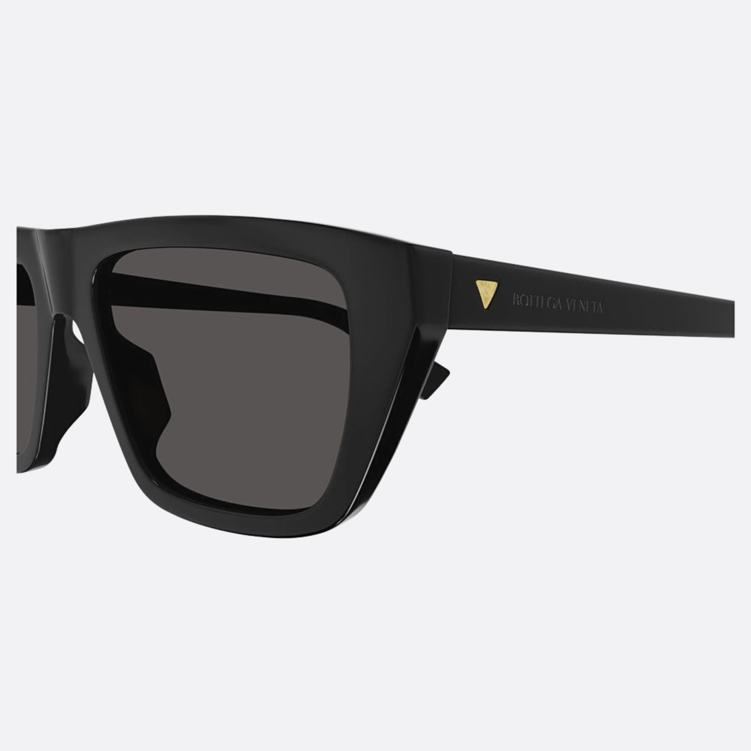 Bottega 54mm Veneta Black Squared Woman Sunglasses - Detail View