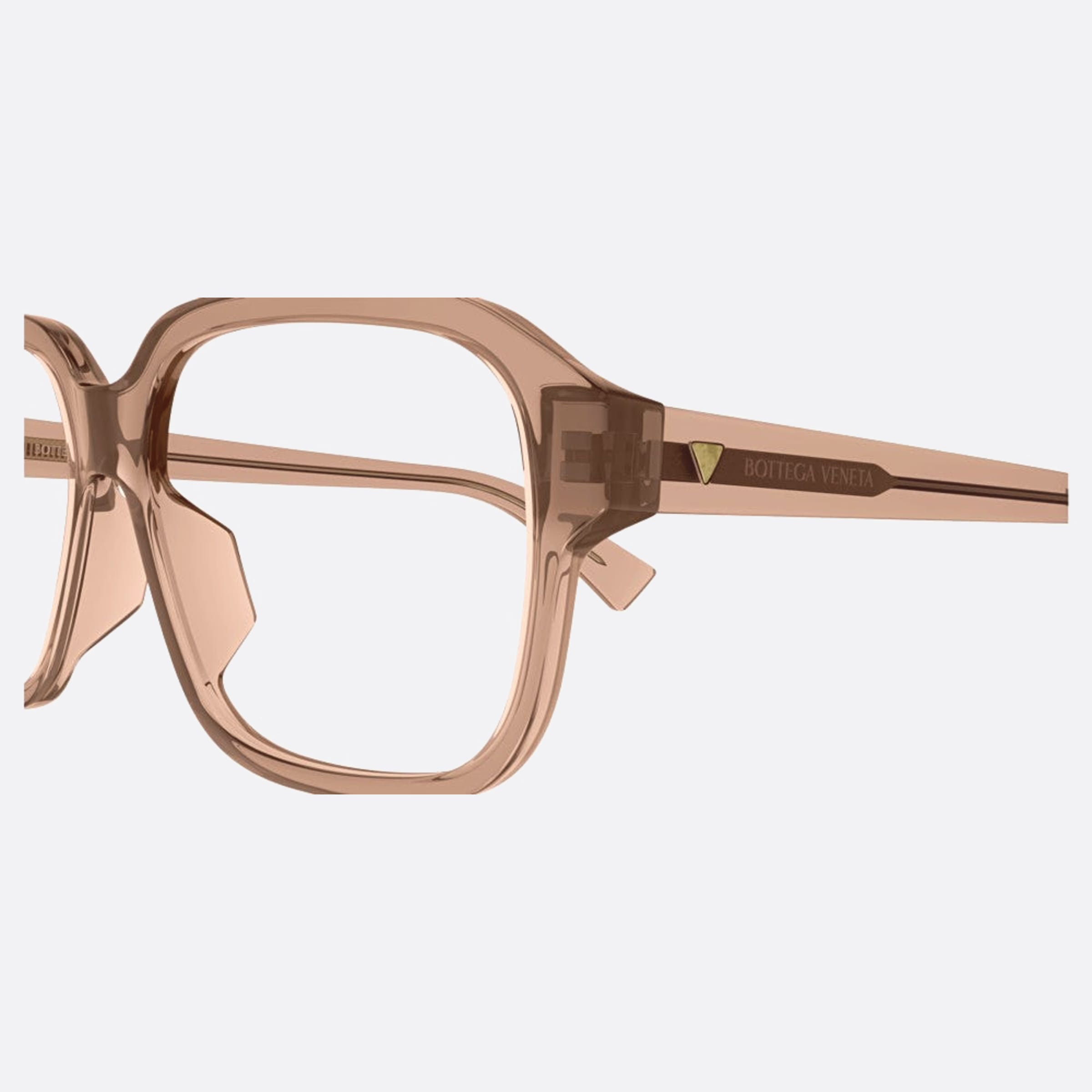 Bottega 57mm Veneta Pink Geometric Woman Eyeglasses - Detail View
