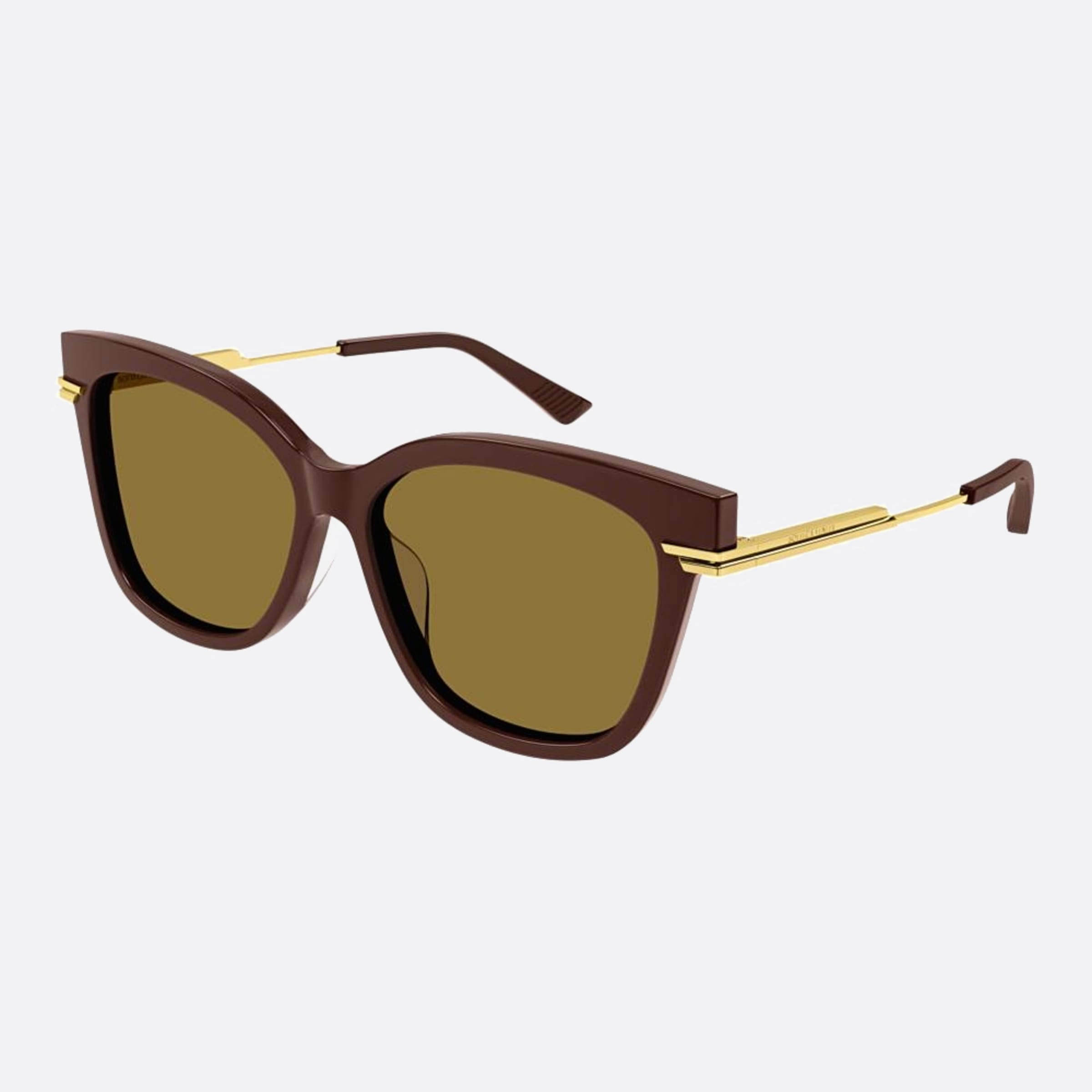 Bottega 57mm Veneta Bv1296sa Bub Red Pantos Woman Sunglasses - Side View