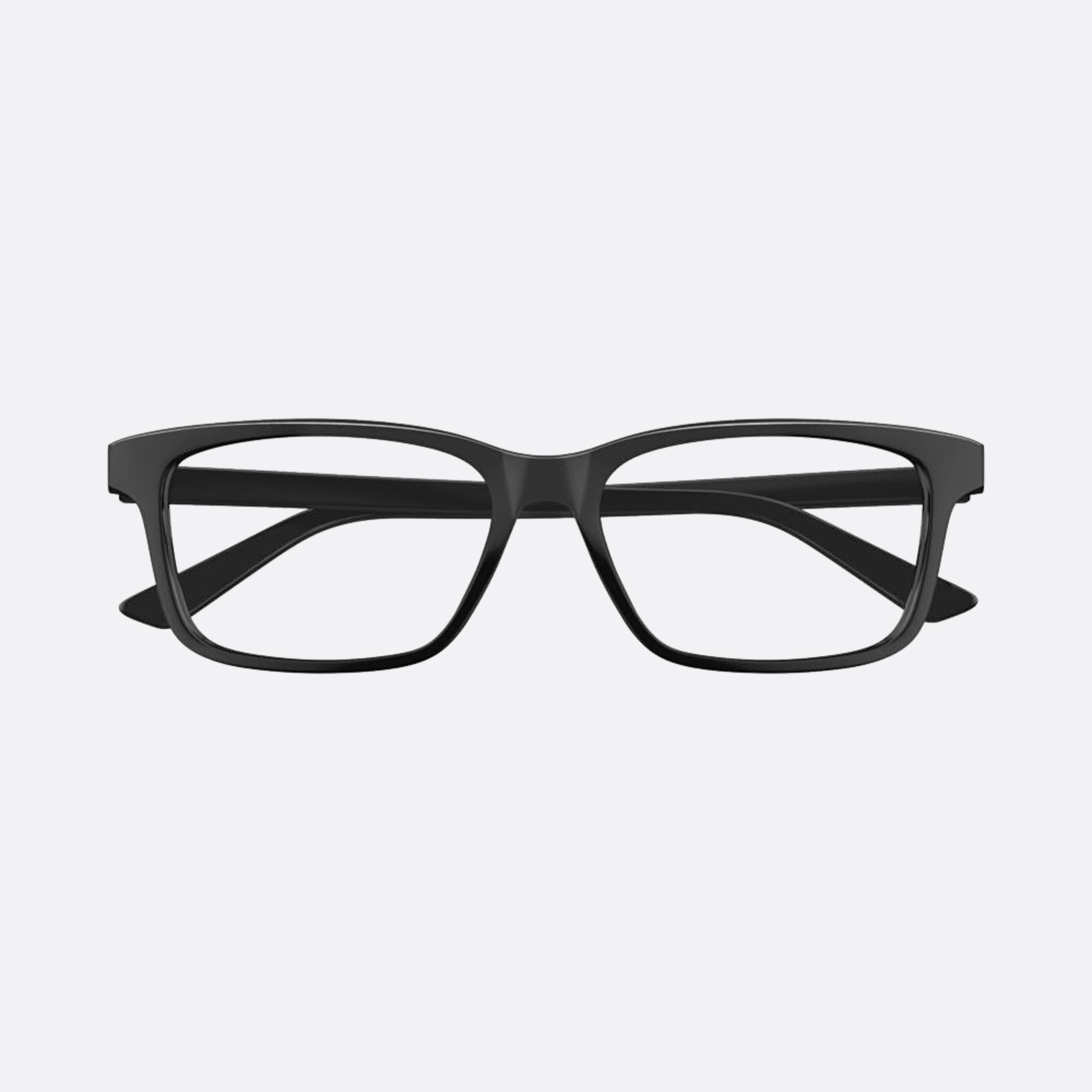 Bottega 55mm Veneta Black Squared Men Eyeglasses - Main View