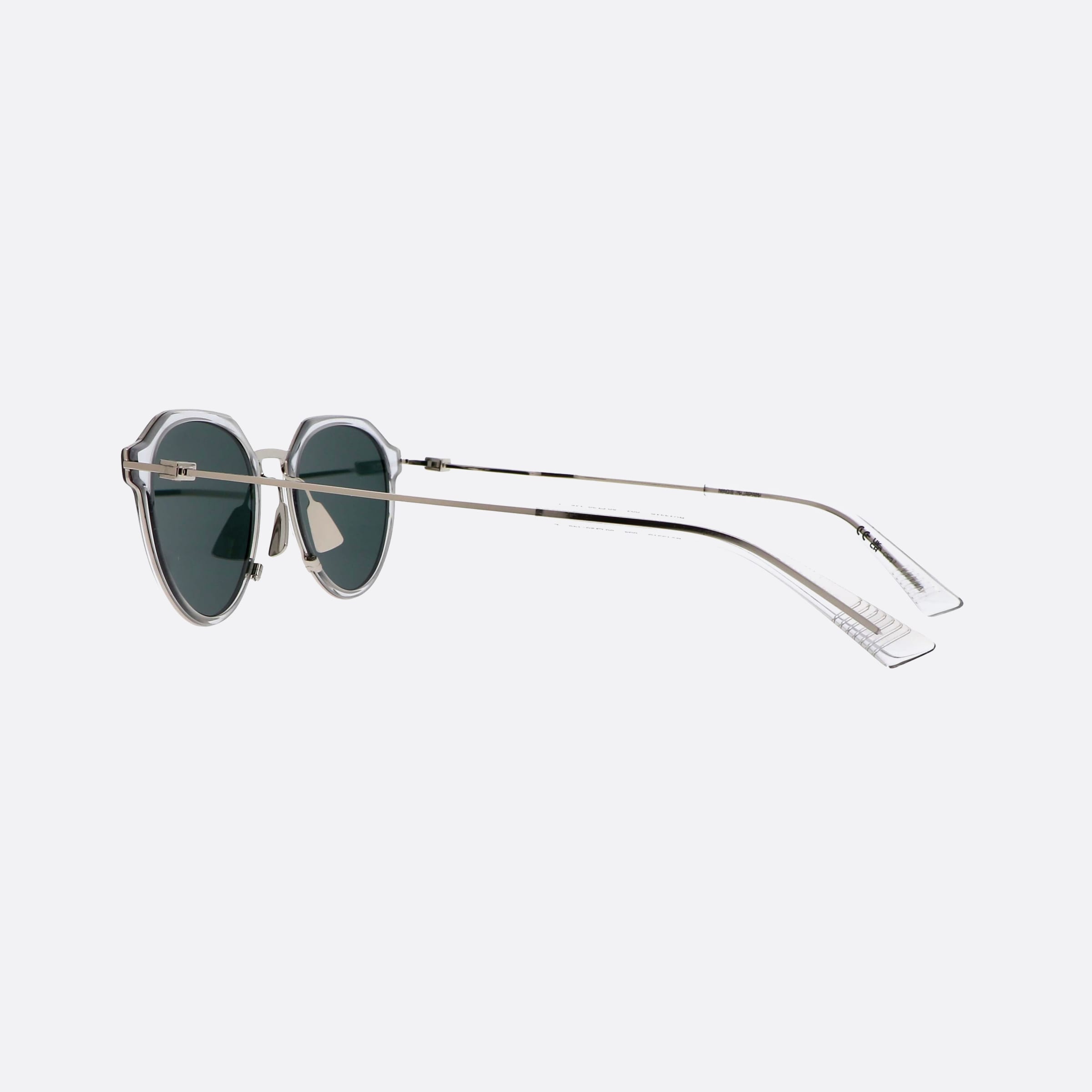 Bottega 50mm Veneta Grey Pantos Unisex Sunglasses - Detail View