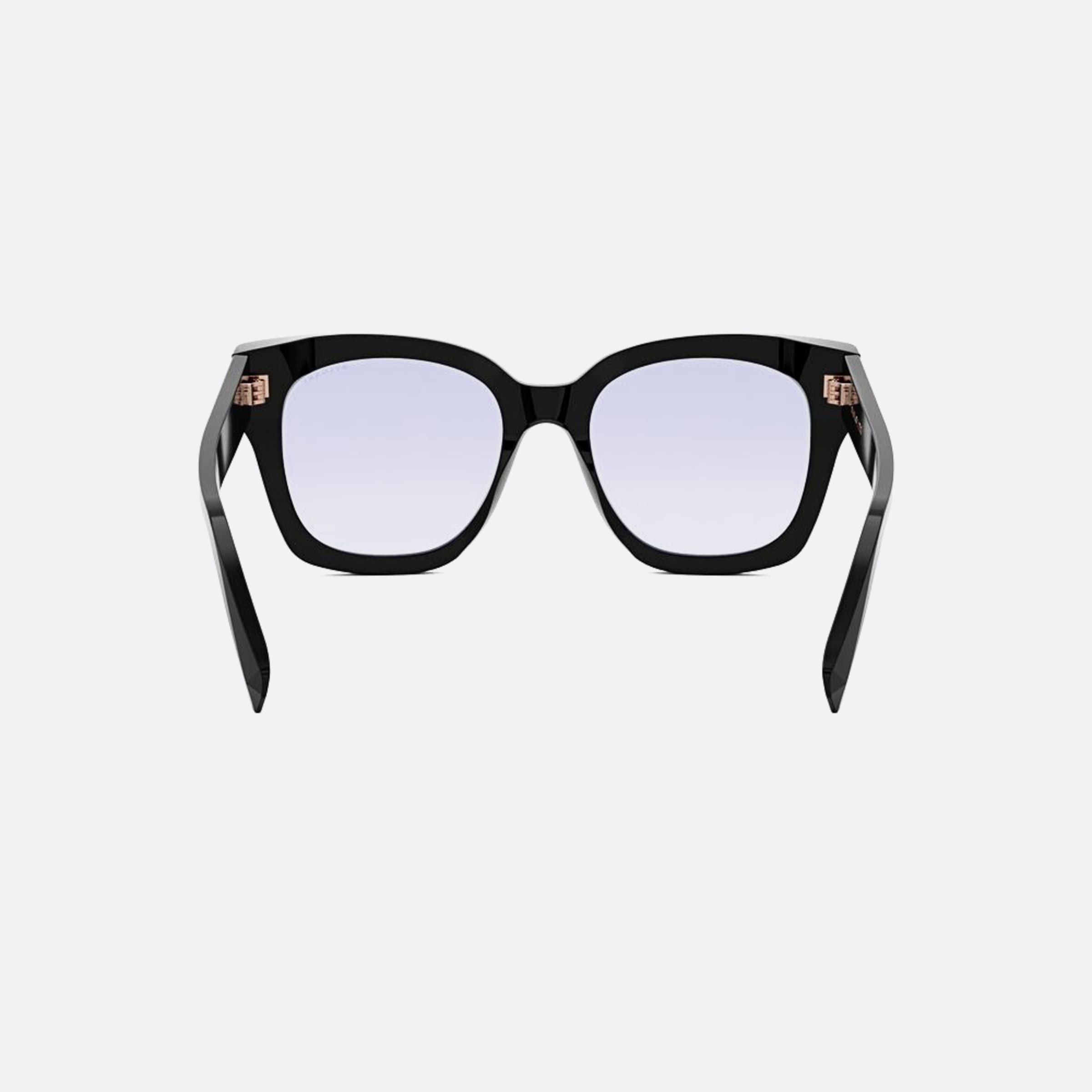 Bvlgari 51mm Zero1 Transparent Geometric Women Eyeglasses - Additional Angle
