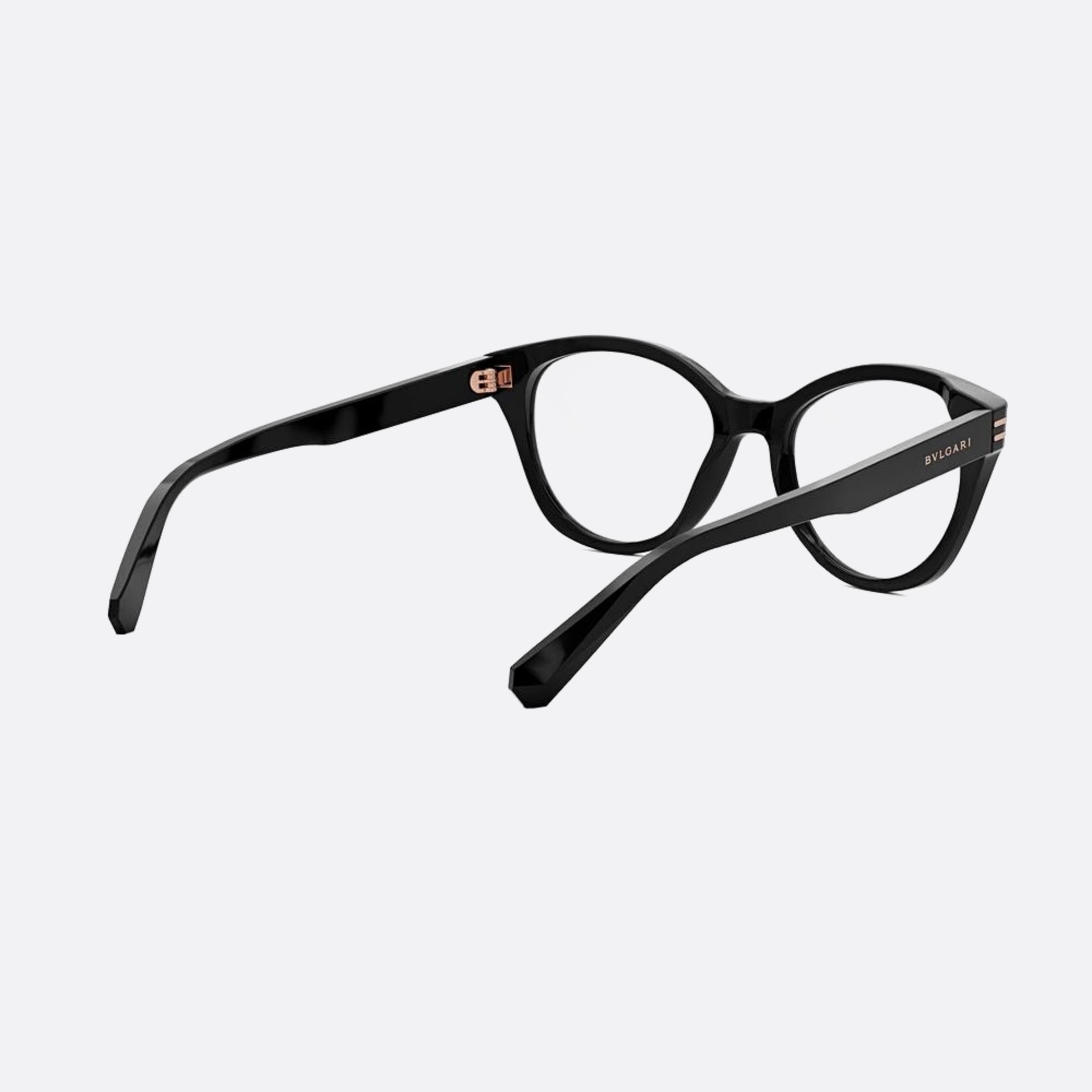 Bvlgari 52mm Zero1 Black Cat Eye Women Eyeglasses - Additional Angle