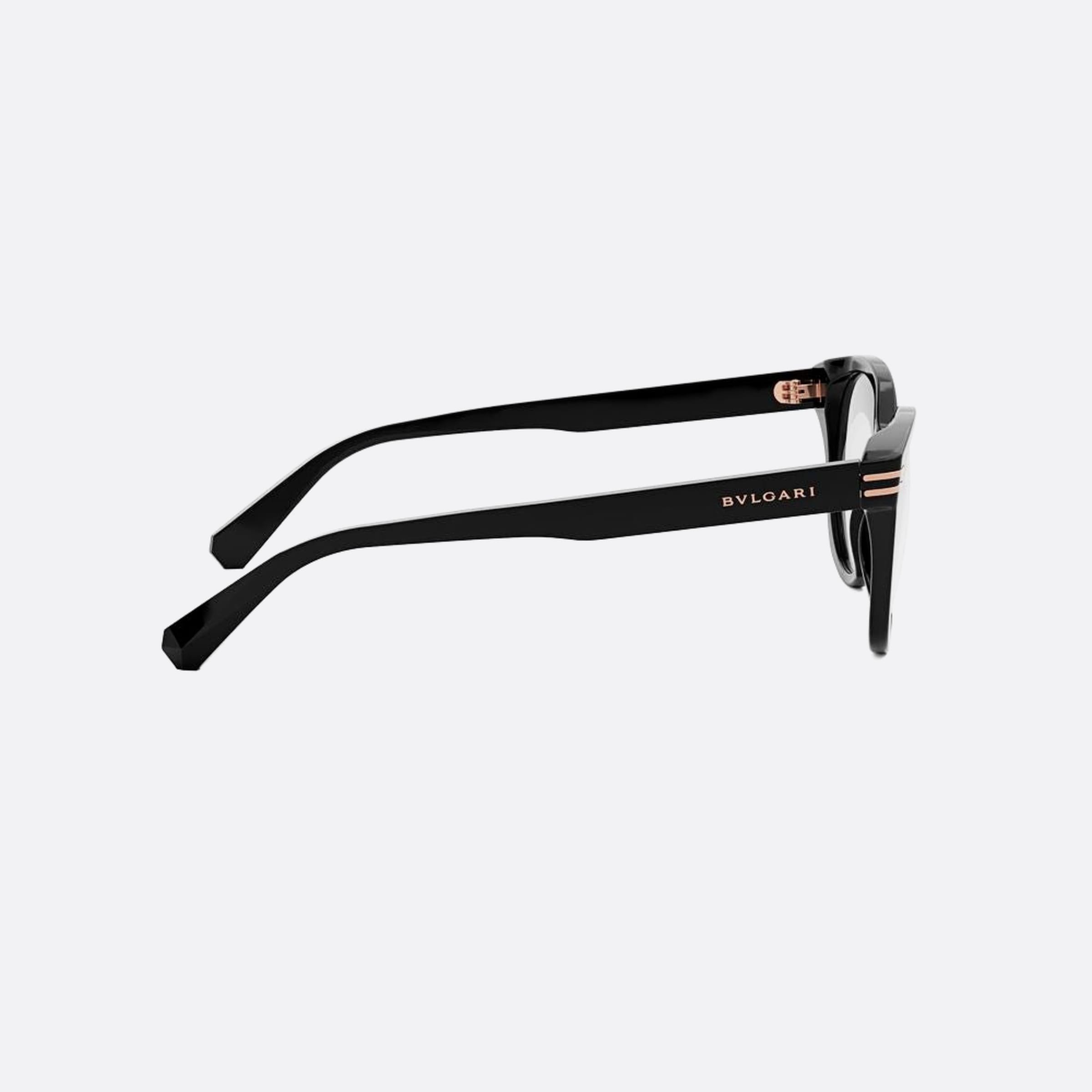 Bvlgari 52mm Zero1 Black Cat Eye Women Eyeglasses - Additional Angle