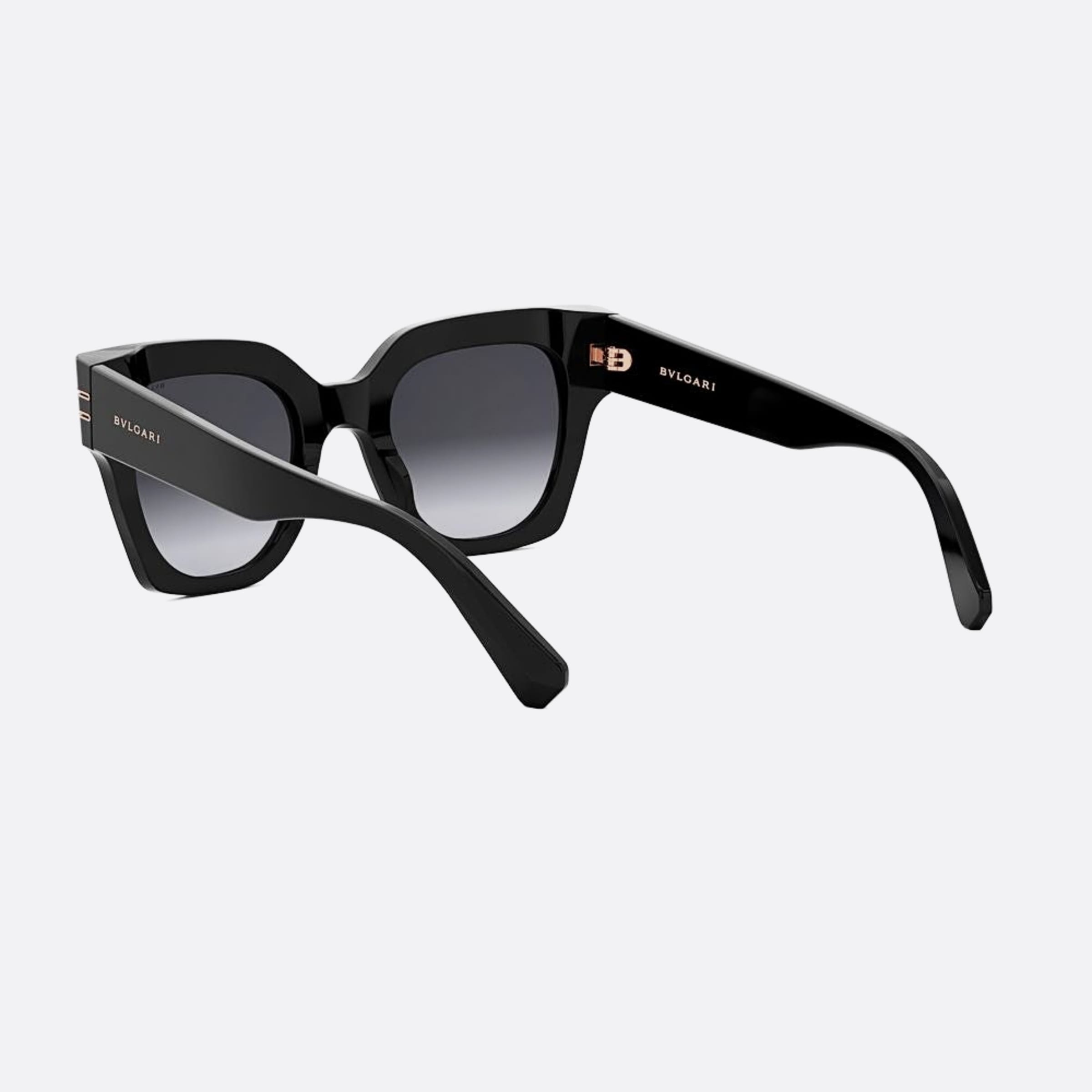 Bvlgari 49mm Zero1 01b Black Geometric Women Sunglasses - Lifestyle Shot