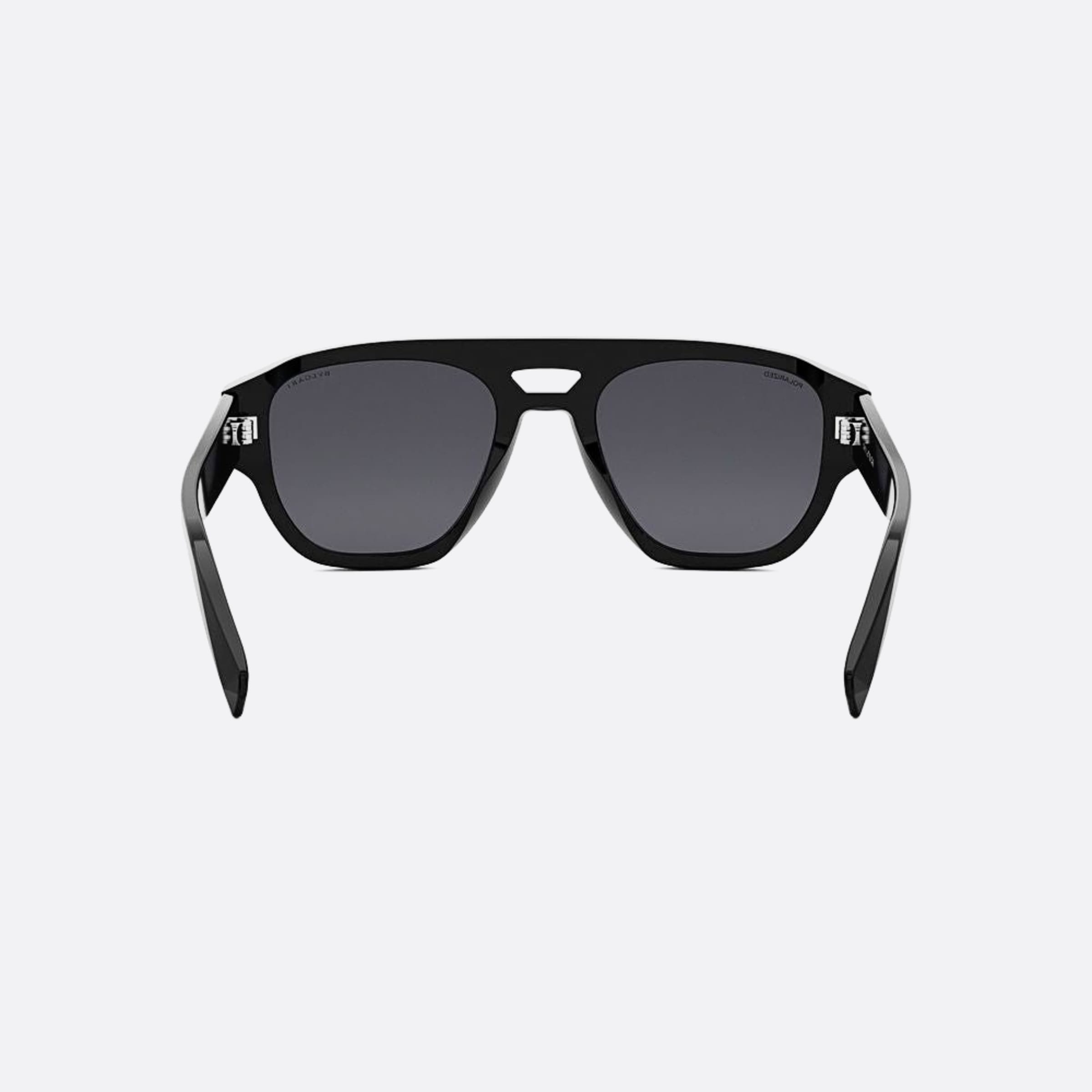 Bvlgari 53mm Zero1 01d Black Pilot Men Sunglasses - Additional Angle