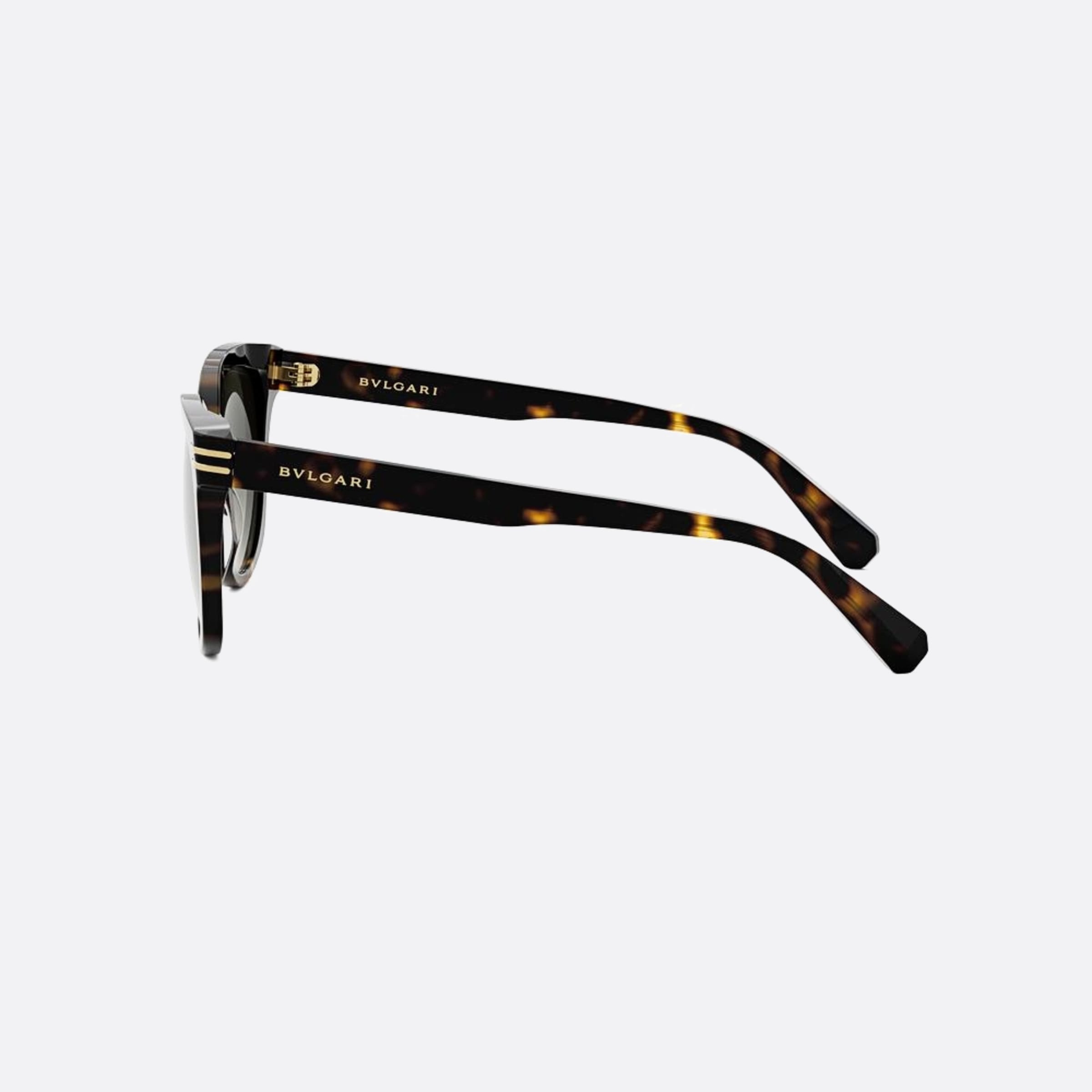 Bvlgari 52mm Zero1 52f Havana Butterfly Women Sunglasses - Detail View