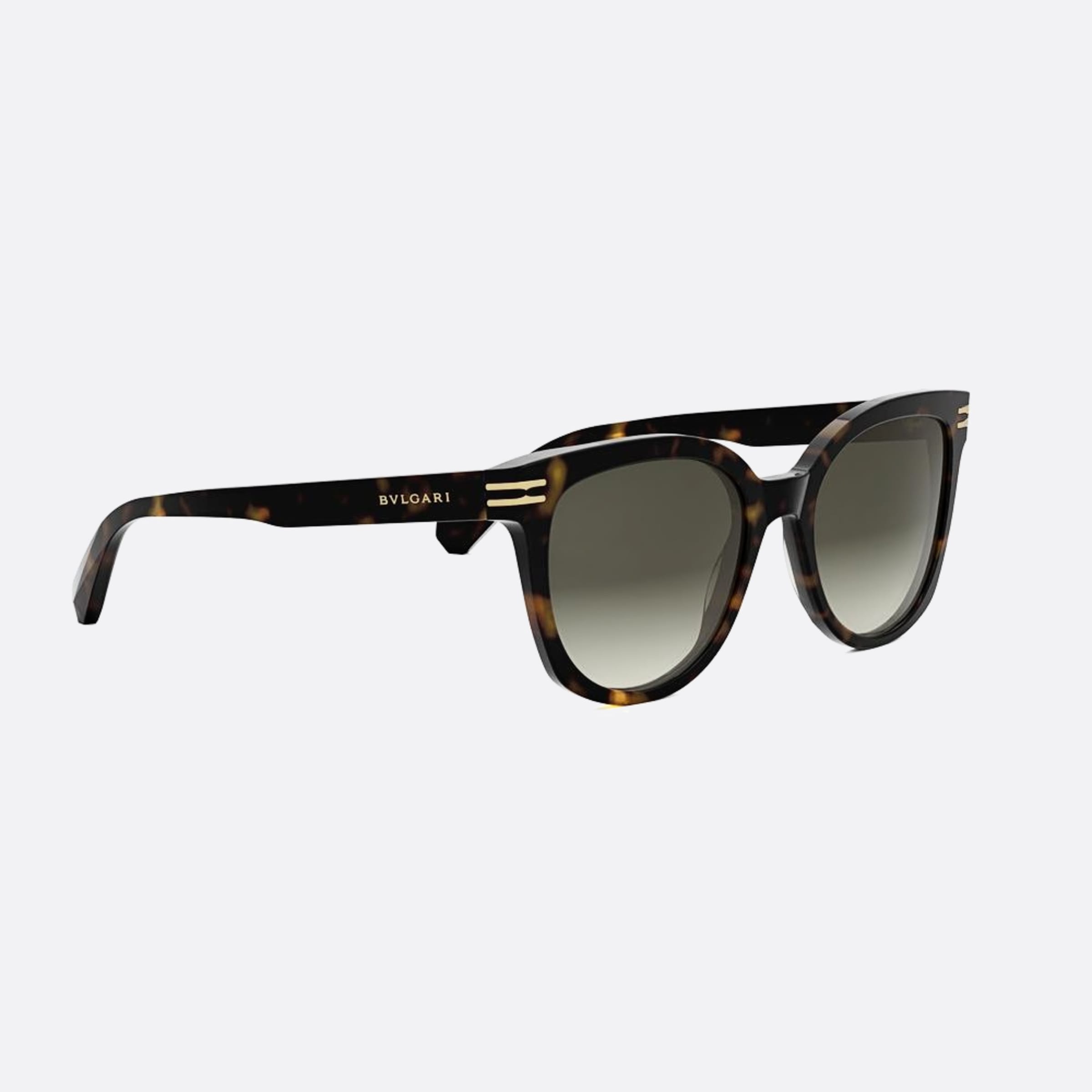 Bvlgari 52mm Zero1 52f Havana Butterfly Women Sunglasses - Additional Angle