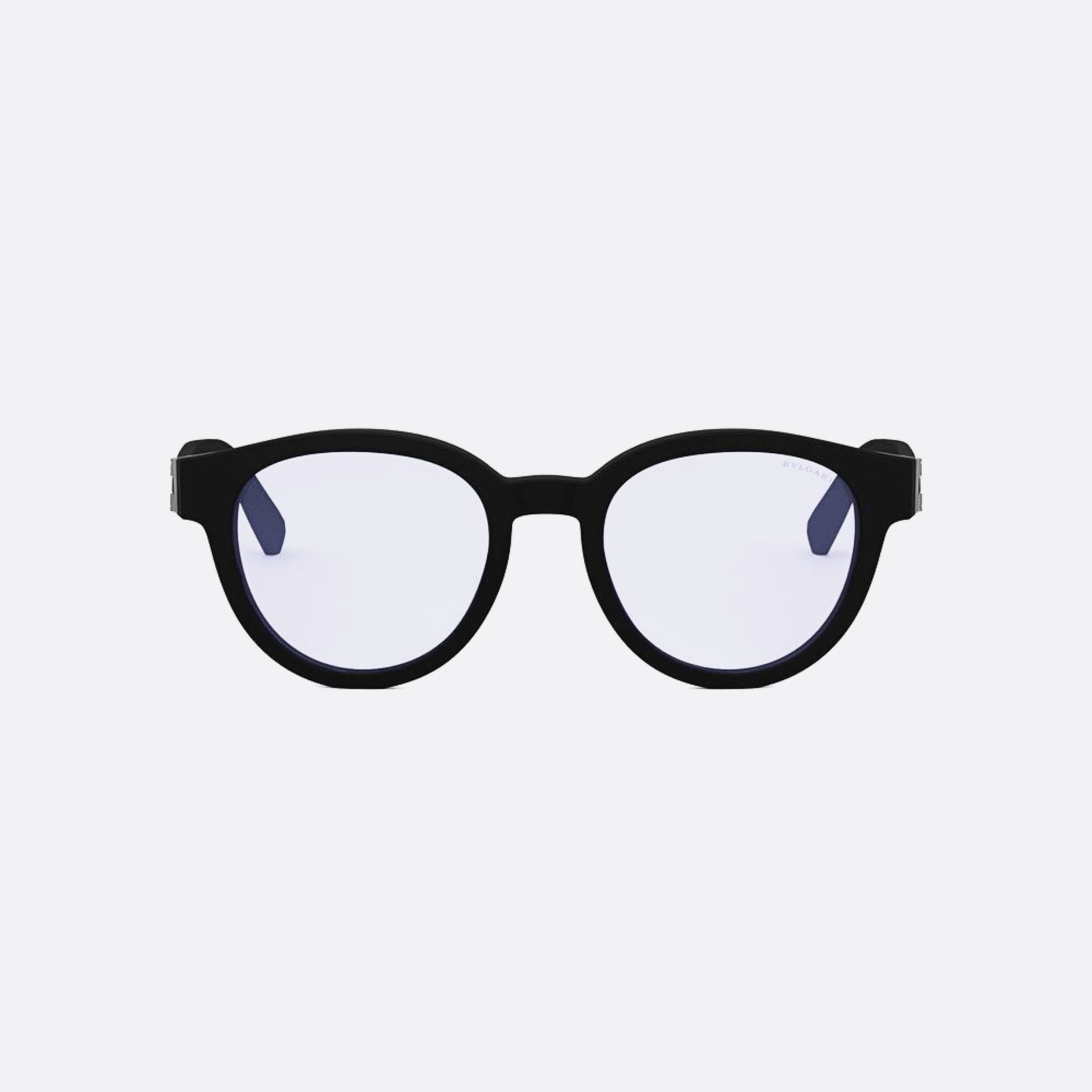 Bvlgari 50mm Bvlgari Aluminium Black Pantos Men Eyeglasses - Main View