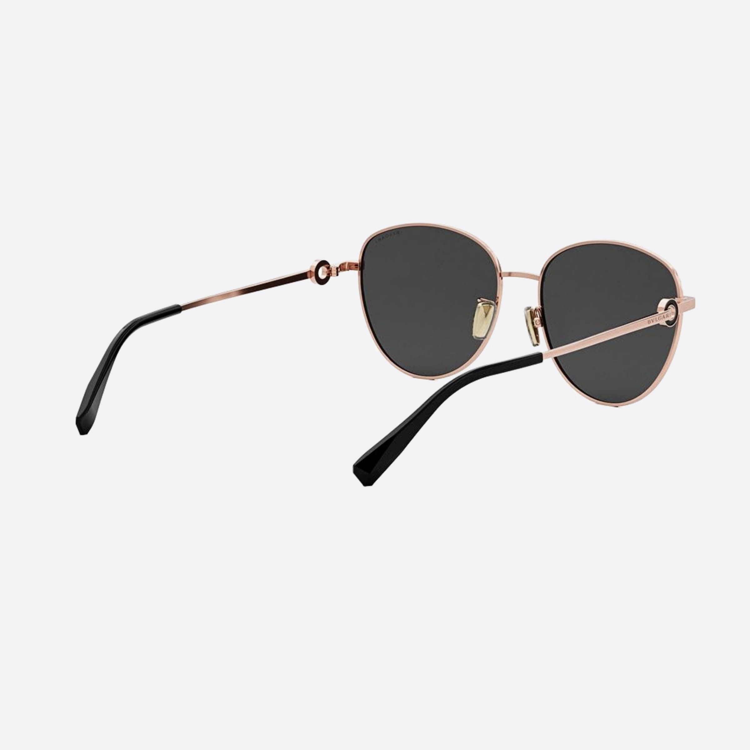 Bvlgari 56mm Bvlgari Bvlgari 28a Pink Round Women Sunglasses - Additional Angle